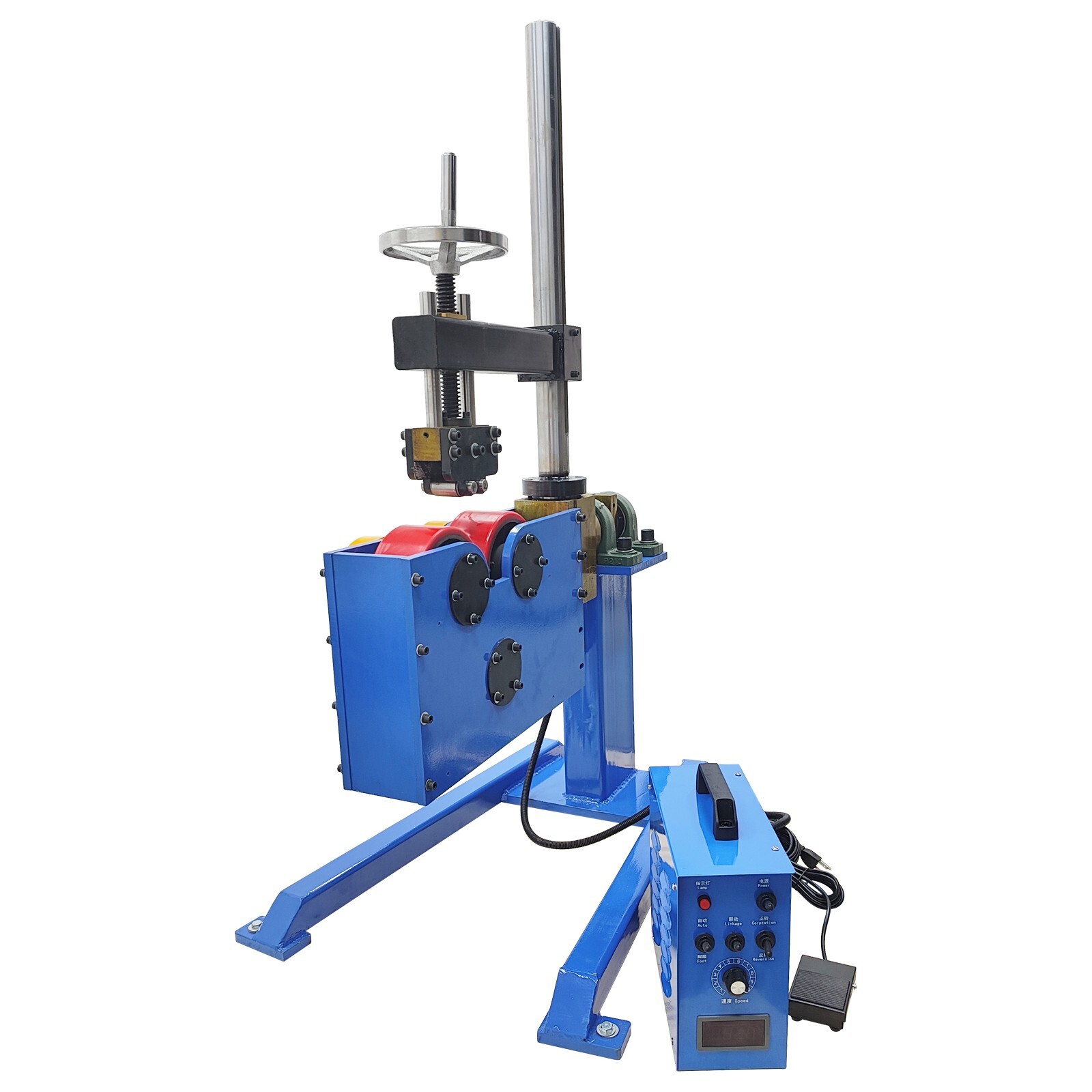 110V 660lbs Press Wheel Type Rotary Welding Positioner Welding Tank Turning Roll