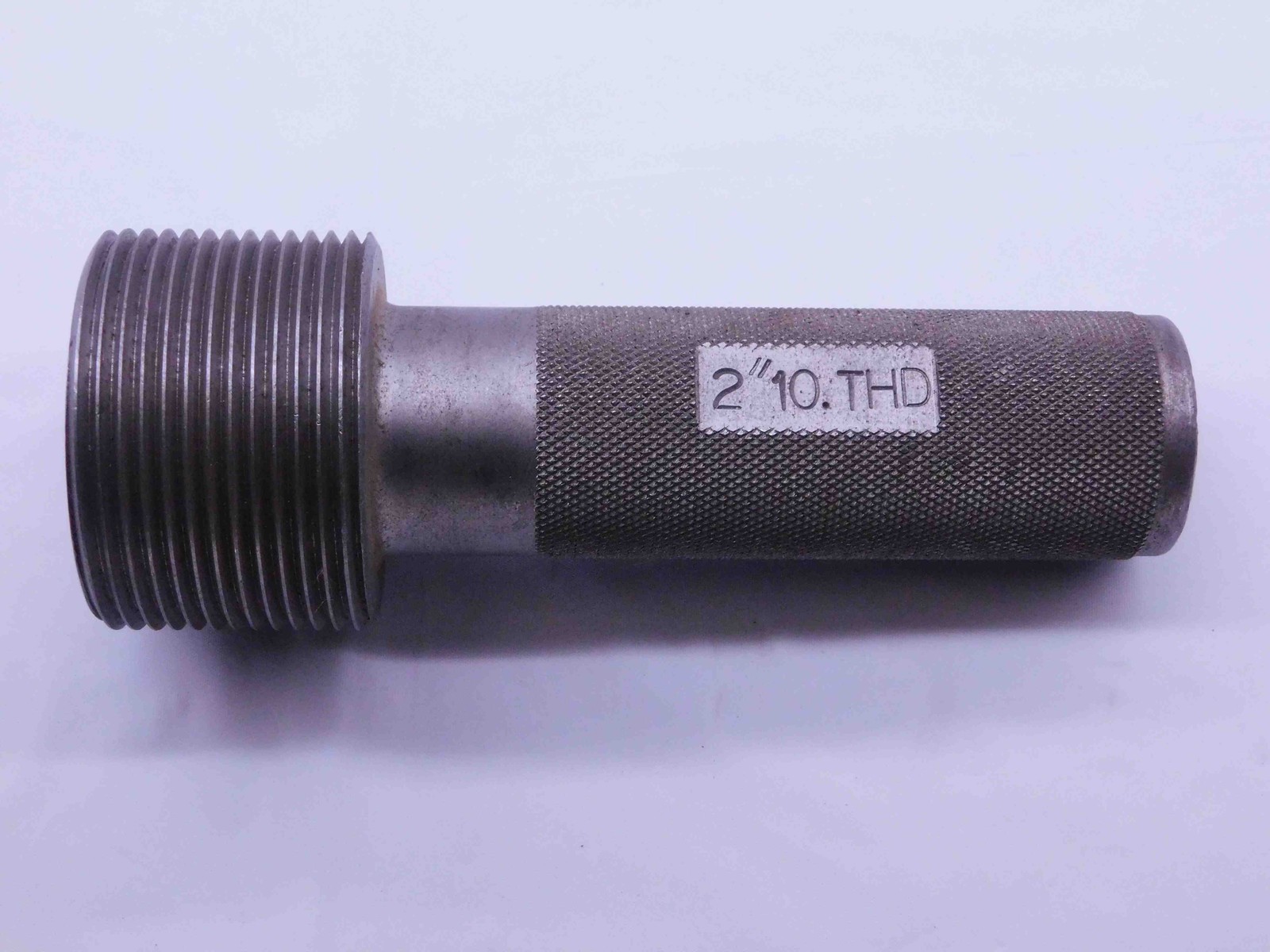 SHOP MADE 2″ 10 THREAD PLUG GAGE 2.0 2.00 2.000 2.0000 INSPECTION CHECK