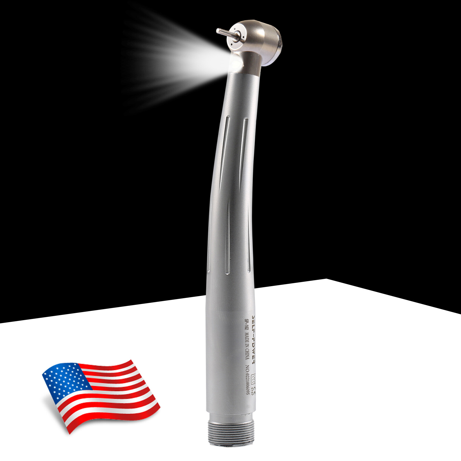 Dental Fiber Optic LED High Speed Handpiece 2H E-generator NSK Style Burr