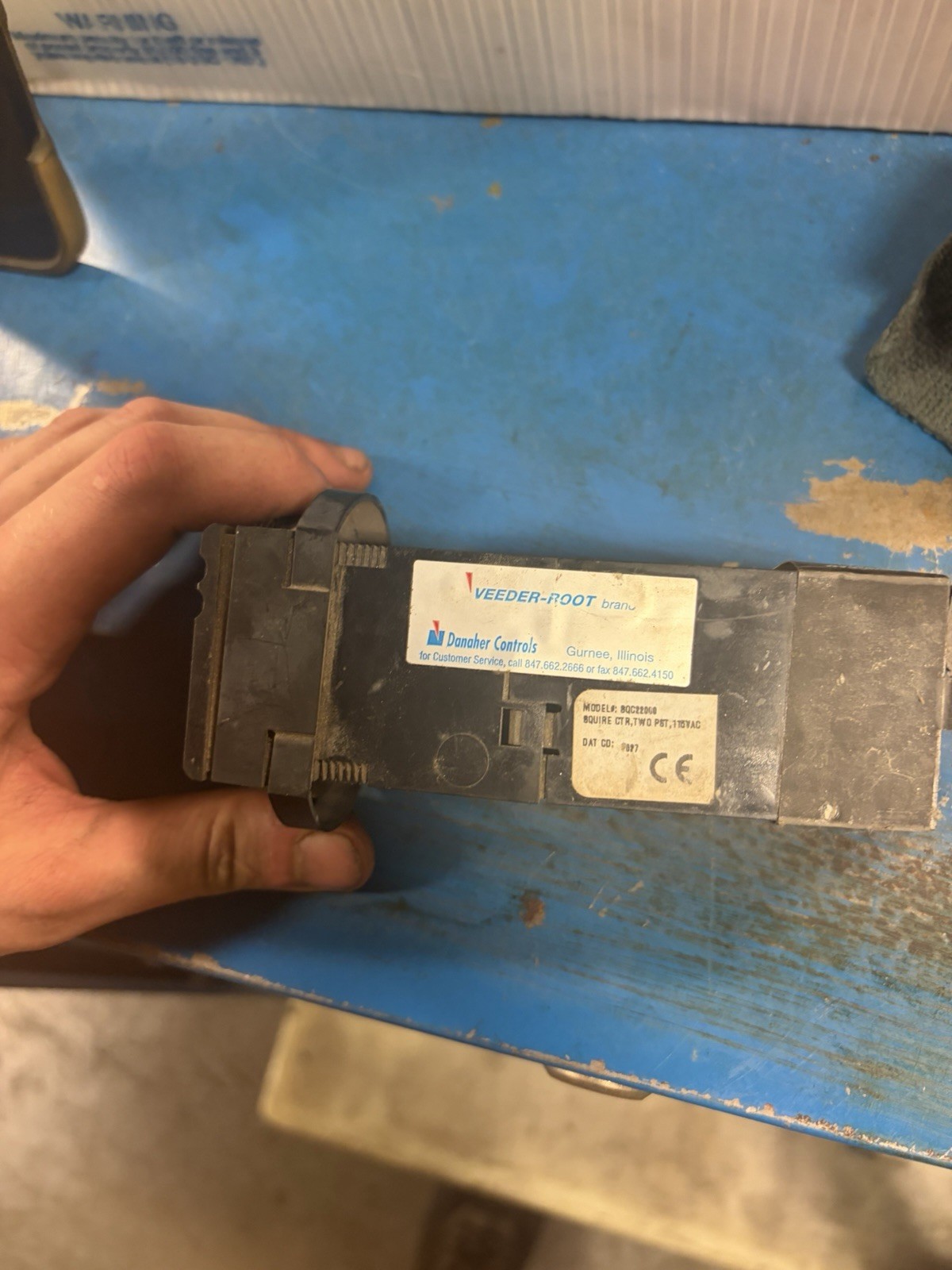 DANAHER / VEEDER ROOT 8QC22000 COUNTER 8CH 115VAC USED