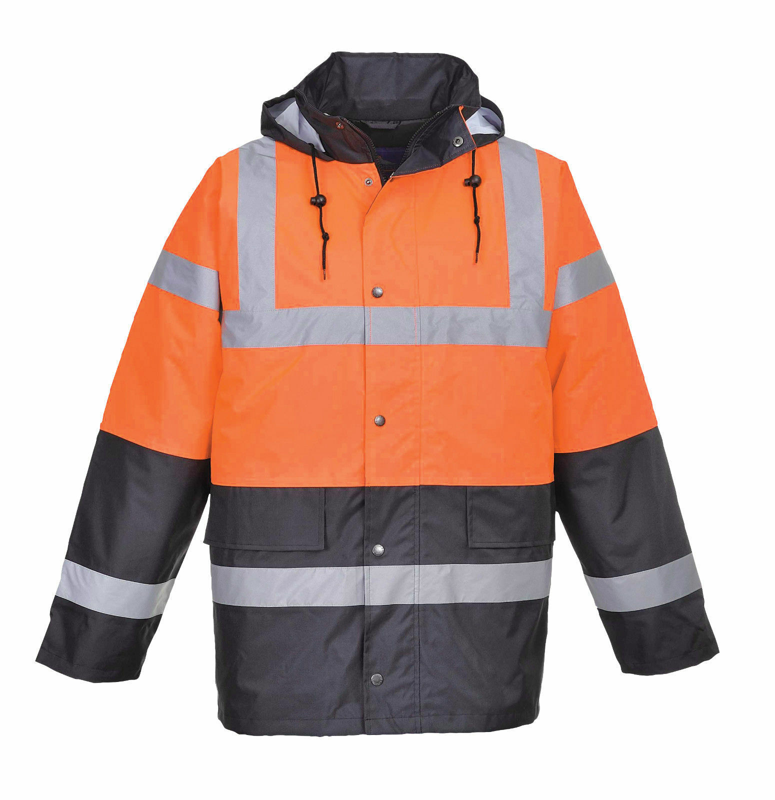 Portwest US467 Hi-Vis Two Tone Reflective Waterproof Traffic Safety Jacket ANSI