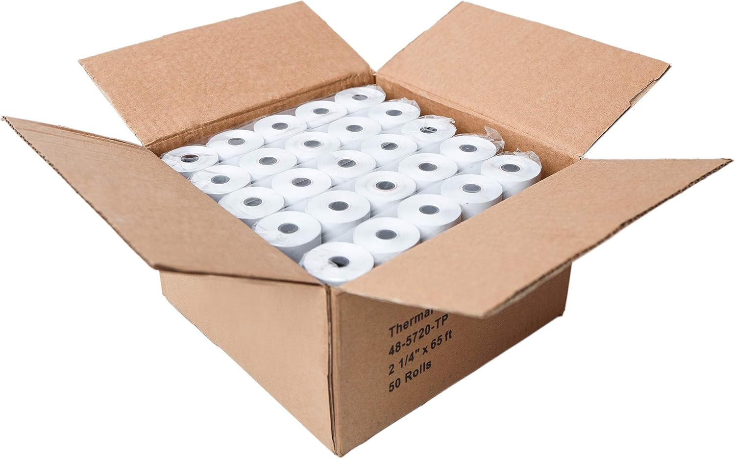 2 1/4” X 65 Ft Thermal Receipt Paper Rolls, Fits Ingenico Desk 3500 Desk 5000