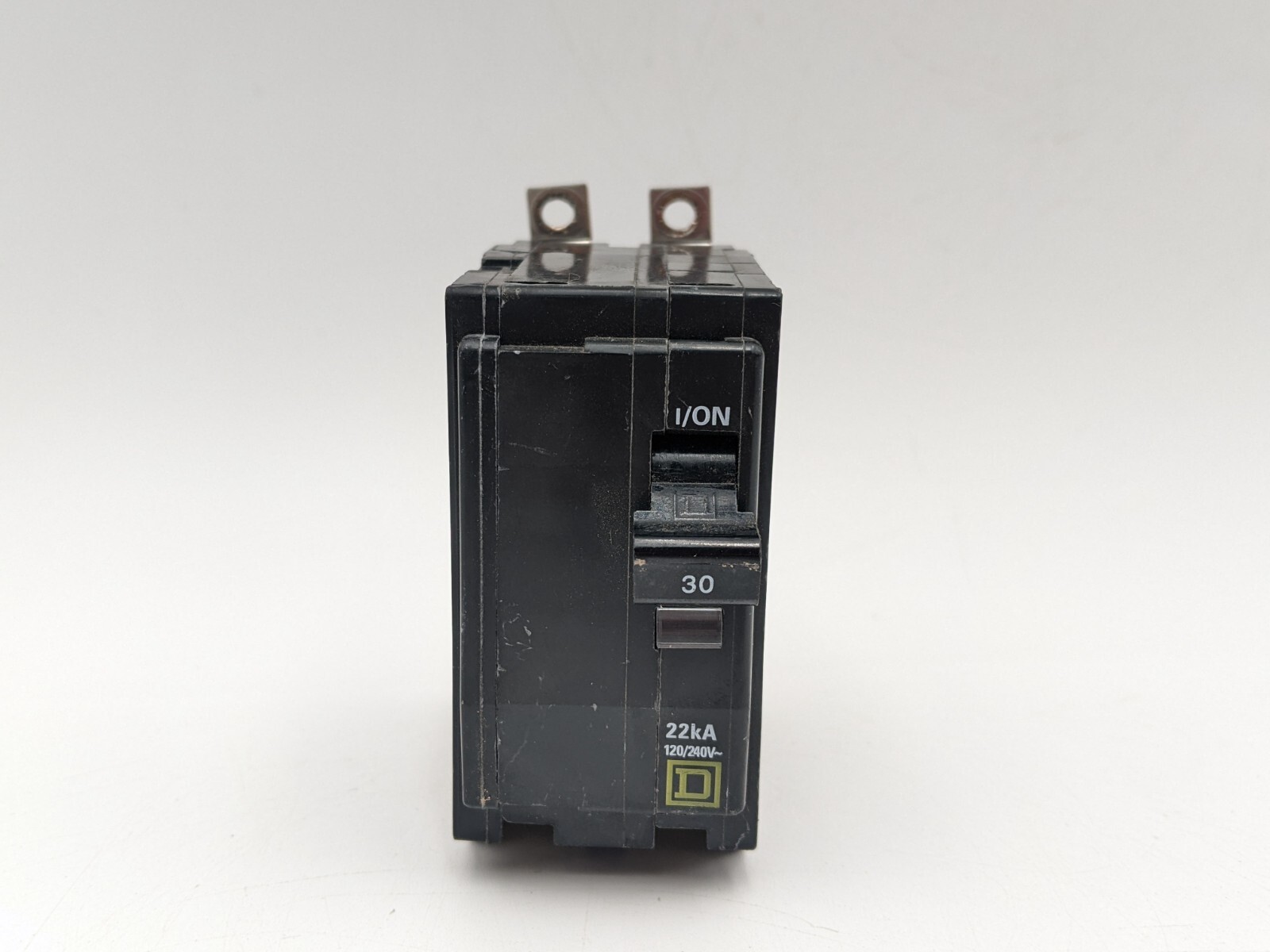 Square D QOB230VH Bolt-On Circuit Breaker 30A 240V 22kA 2P 1PH QOB Used 30 AMP