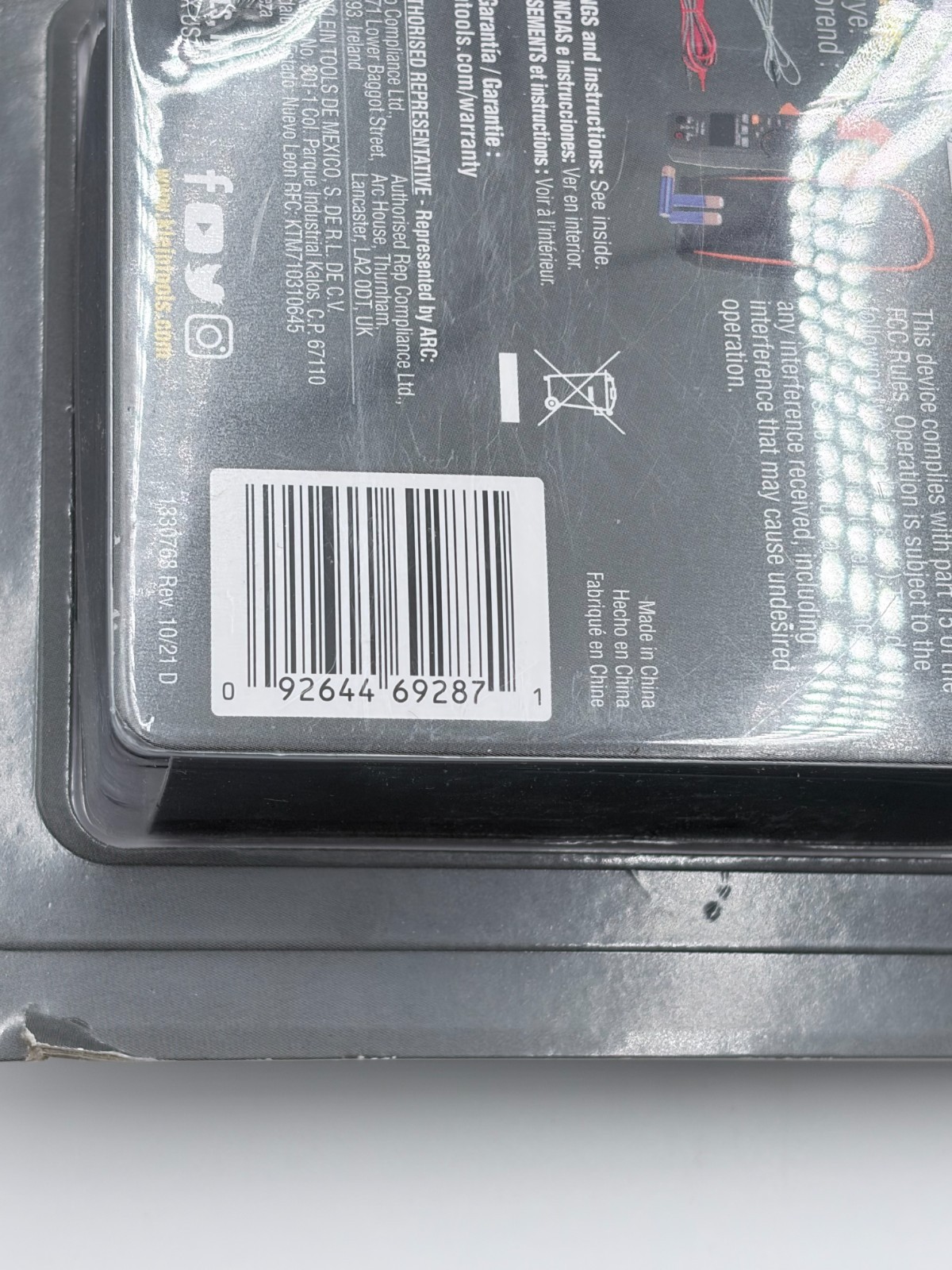 New Klein Tools 400A AC Auto-ranging TRMS Clamp Meter Multimeter CL390