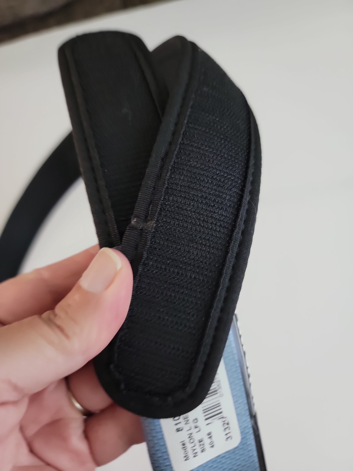 Bianchi Inner Duty Belt 8105 Size 40-46″ Medium Black Nylon NEW