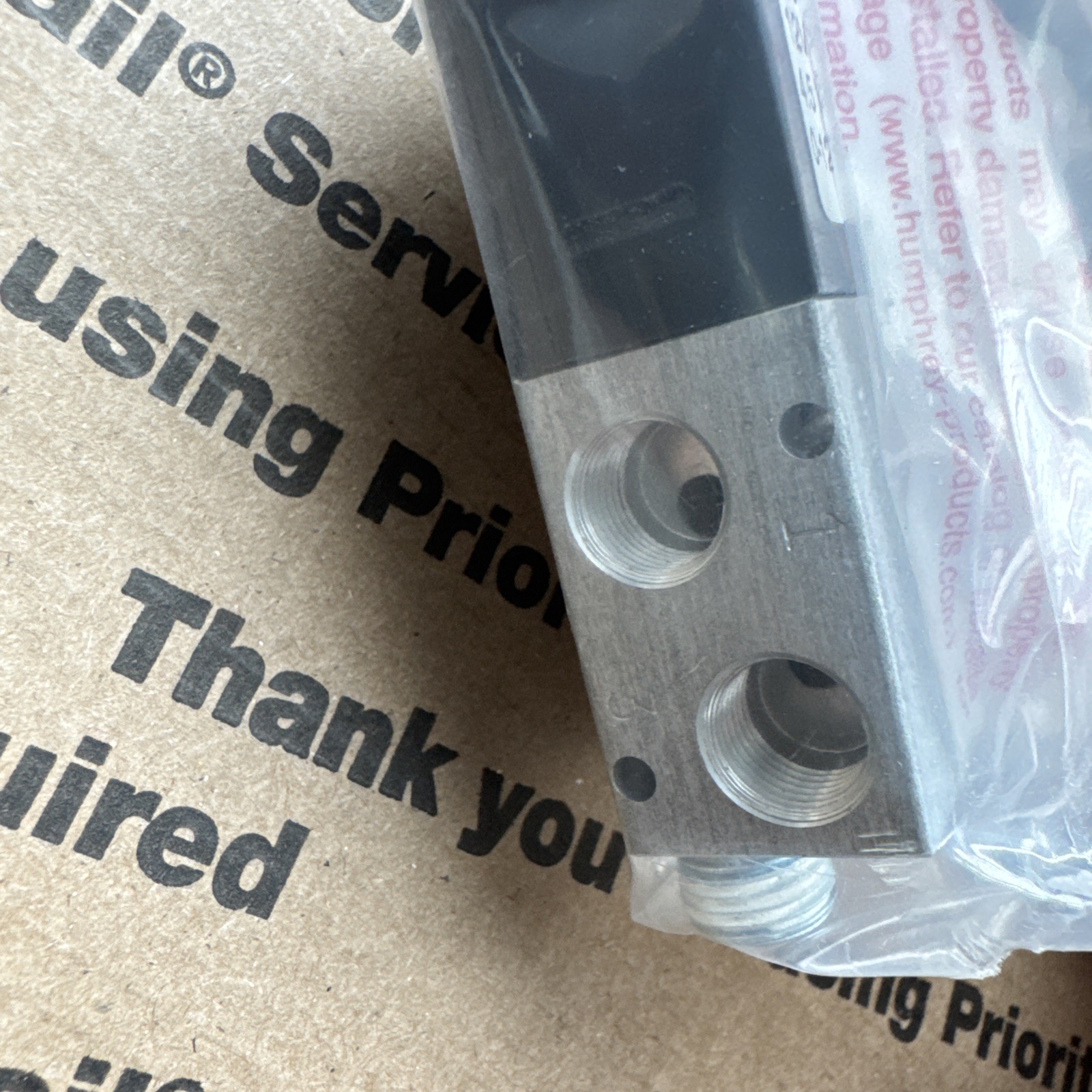 New 310-2-21 -12VDC Humphrey Single Solenoid Valve 3-Port 2-Position 1/8″ NPTF
