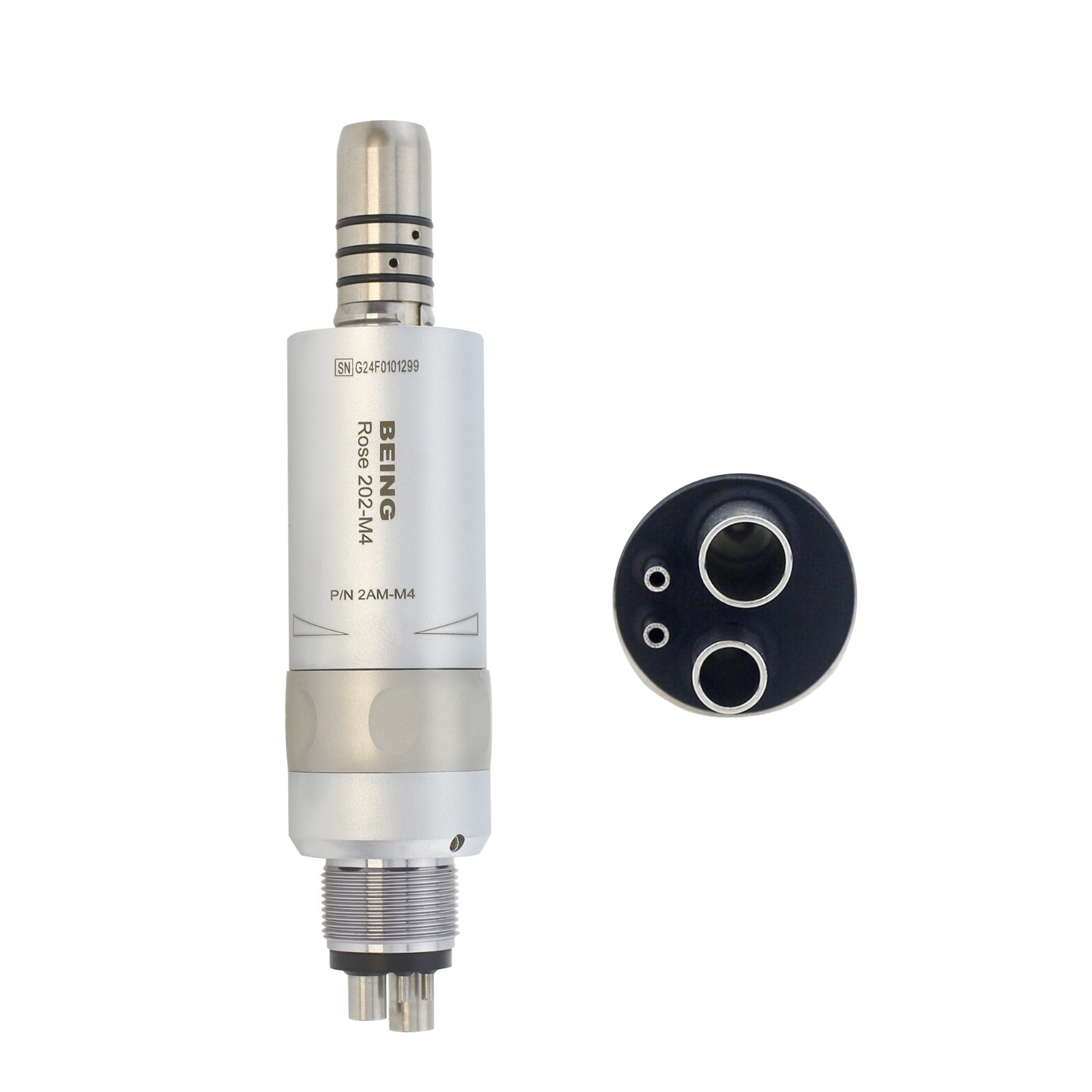 BEING Dental Low Speed Handpiece Contra Angle Air Motor 4H Straight NoseCone 202