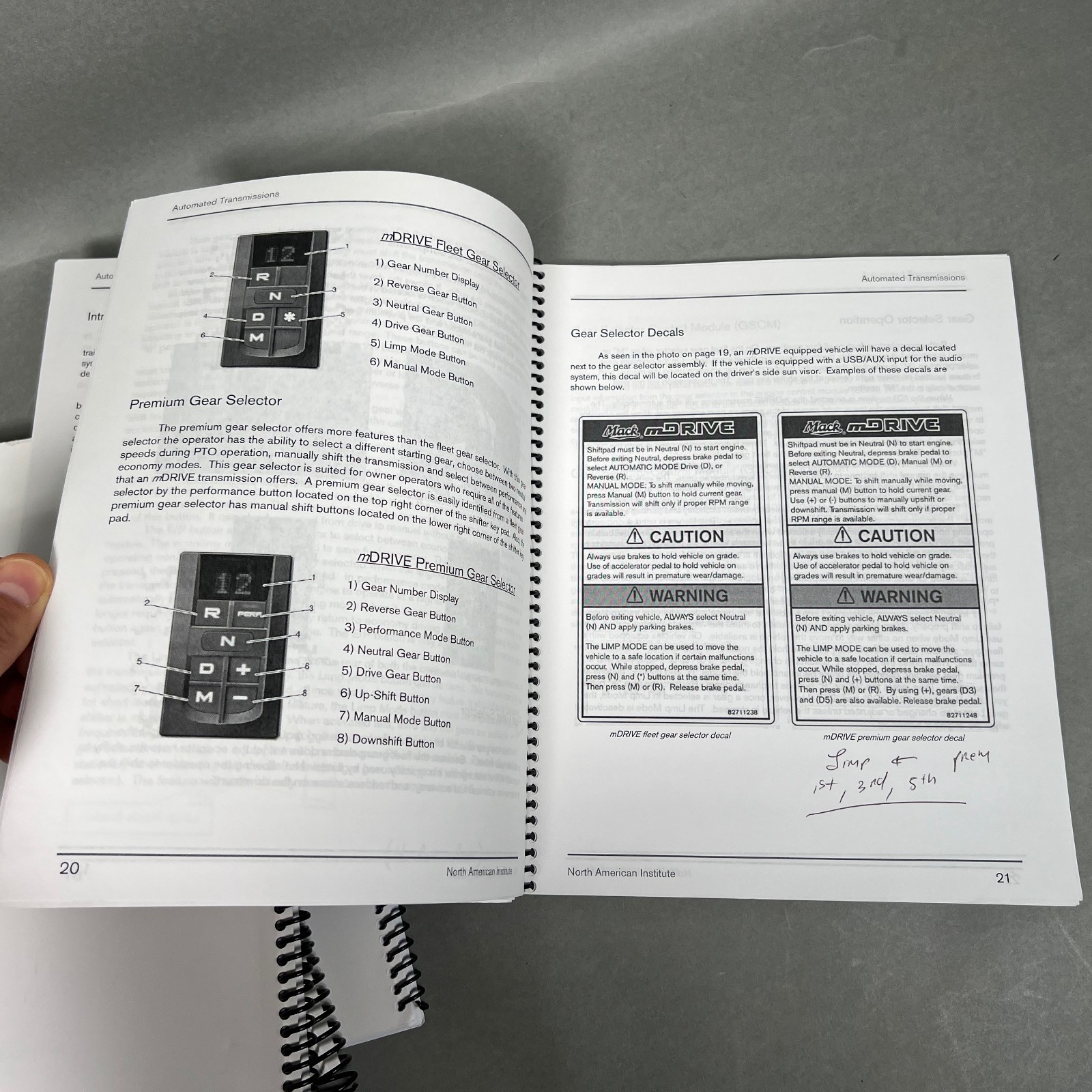 Volvo North American Institute Lot 4 Manual V00 Diagnostics I-Shift V20-D11/13