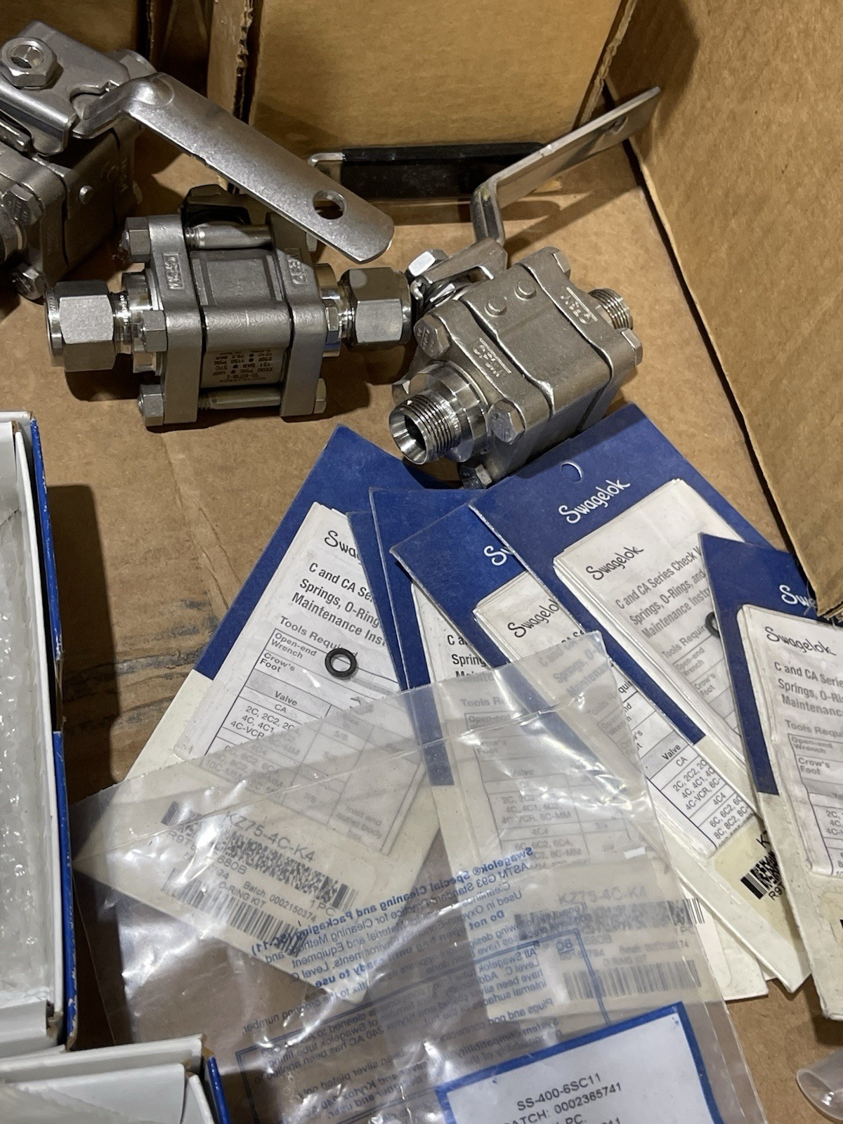 Lot Of Swagelok Fittings, Hoses, Valves, Filters, SS Stainless Steel, HC C-276