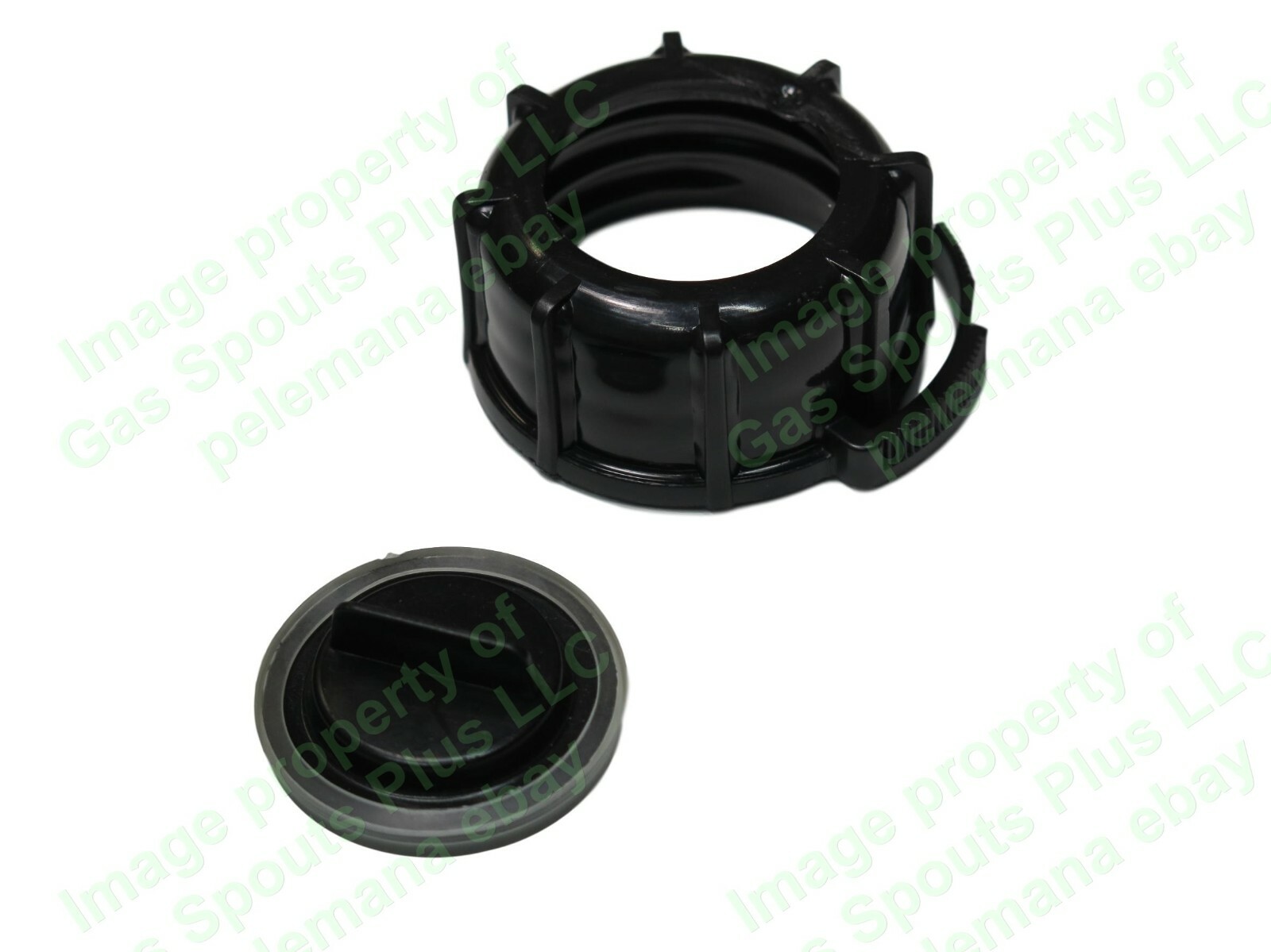Genuine MIDWEST Gas Can Company BLACK SCREW CAP COLLAR and STOPPER incl. GASKET