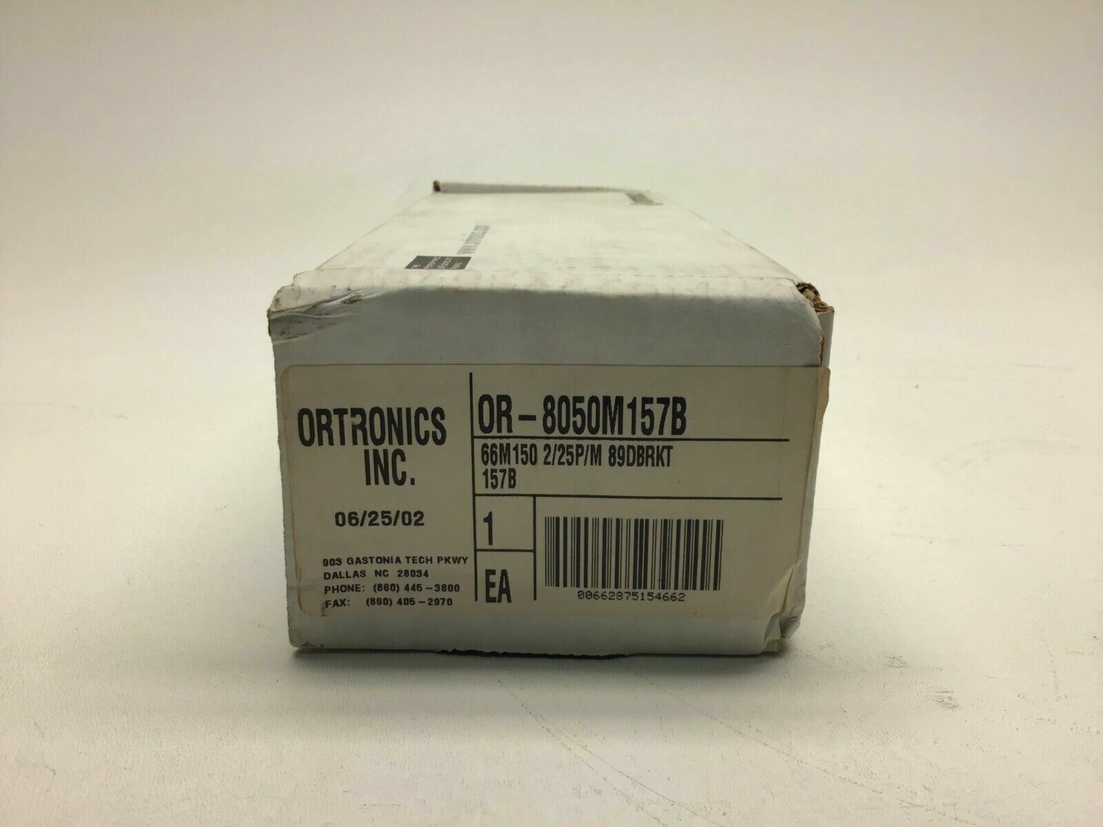 NEW ORTRONICS OR-8050M157B MODULAR 66 CONNECTING BLOCK 66M150 2/25P/M 89DRBRKT