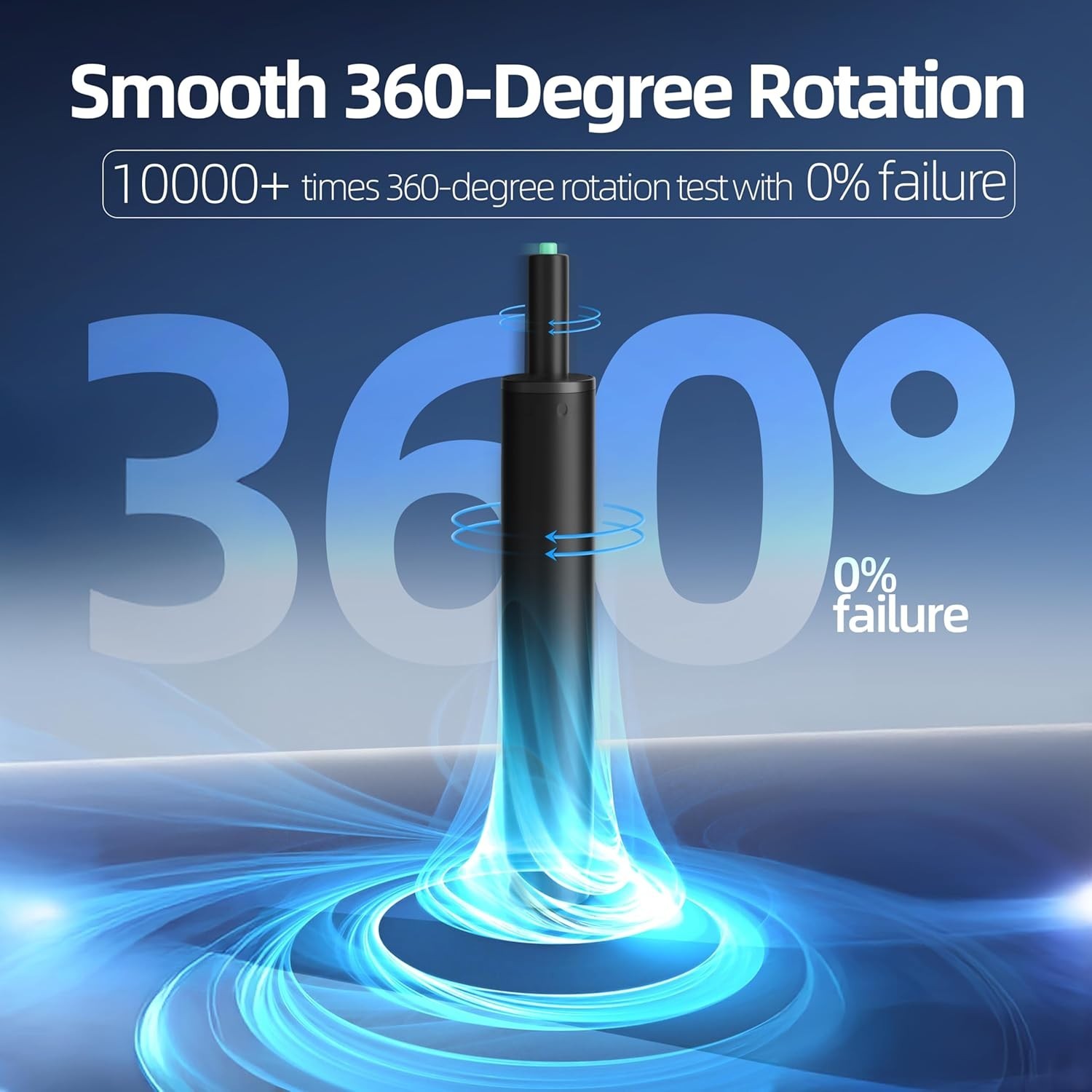 Durable Black Office Chair Cylinder Replacement – 1000 lbs Capacity, No Tools