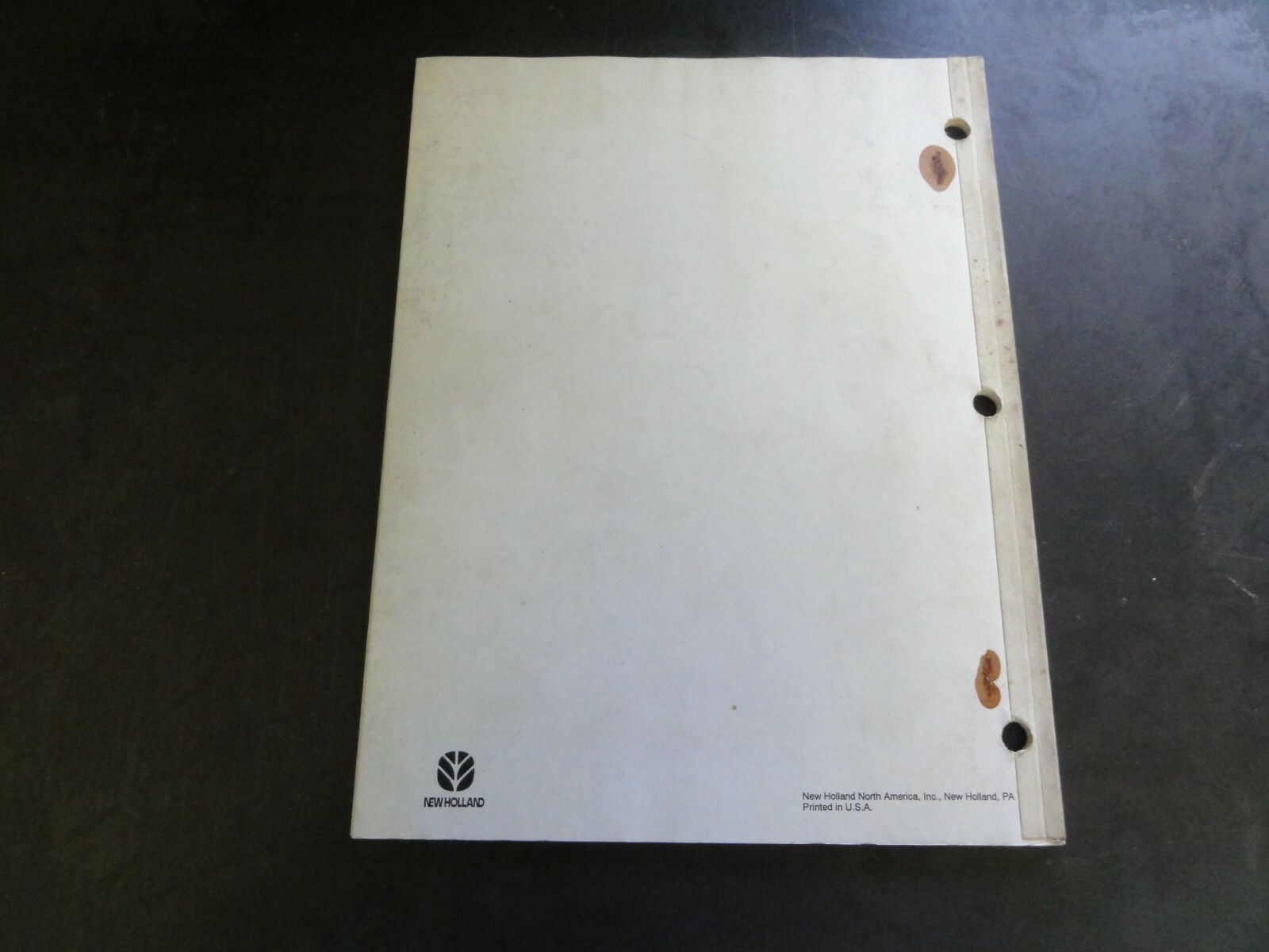 New Holland CM60 & CM72 Commercial Front Mount Rotary Mower Operator’s Manual