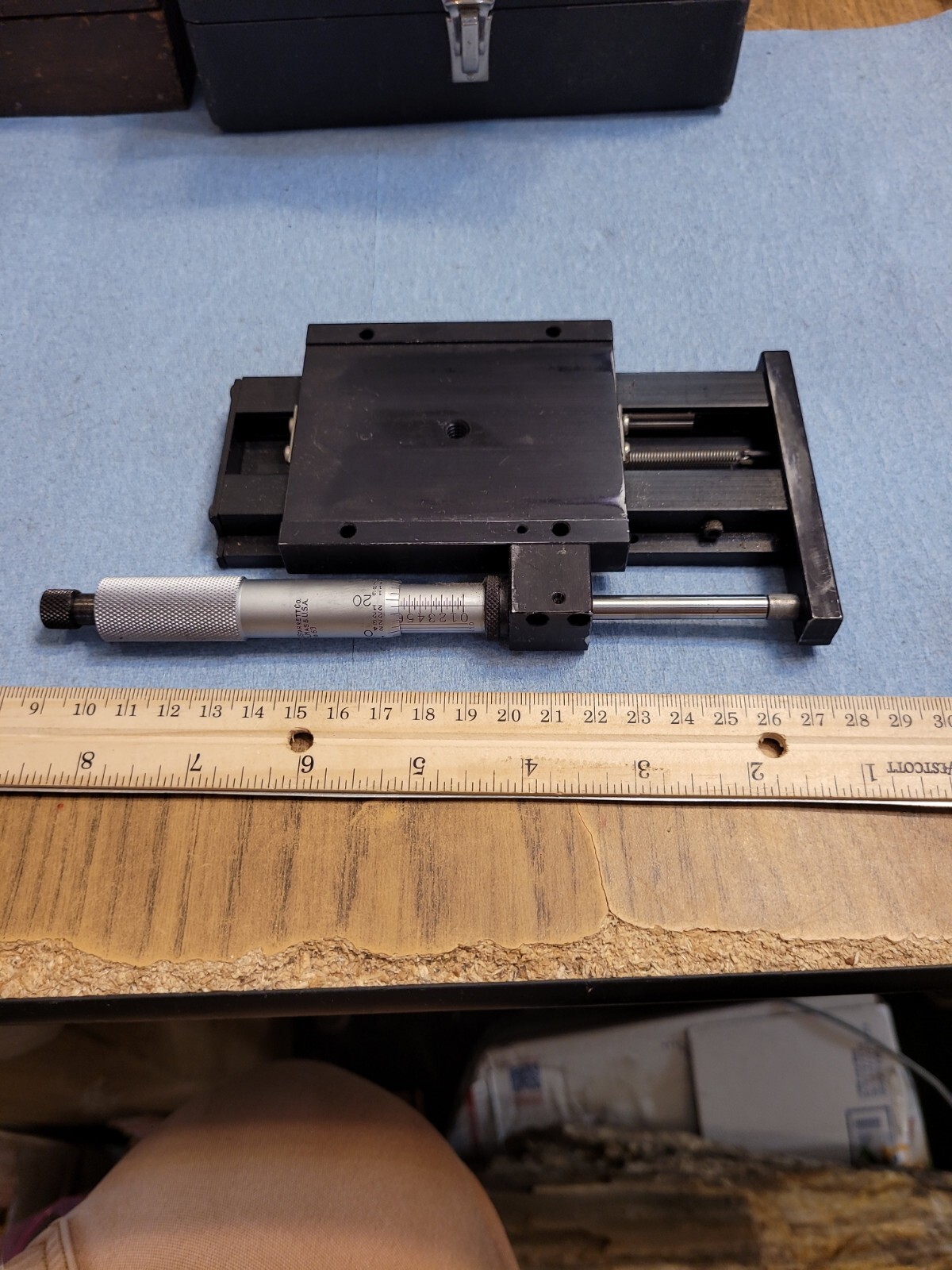 Ardel Kinamatic Starret Precision Micrometer Stage 2.000″ of RANGE