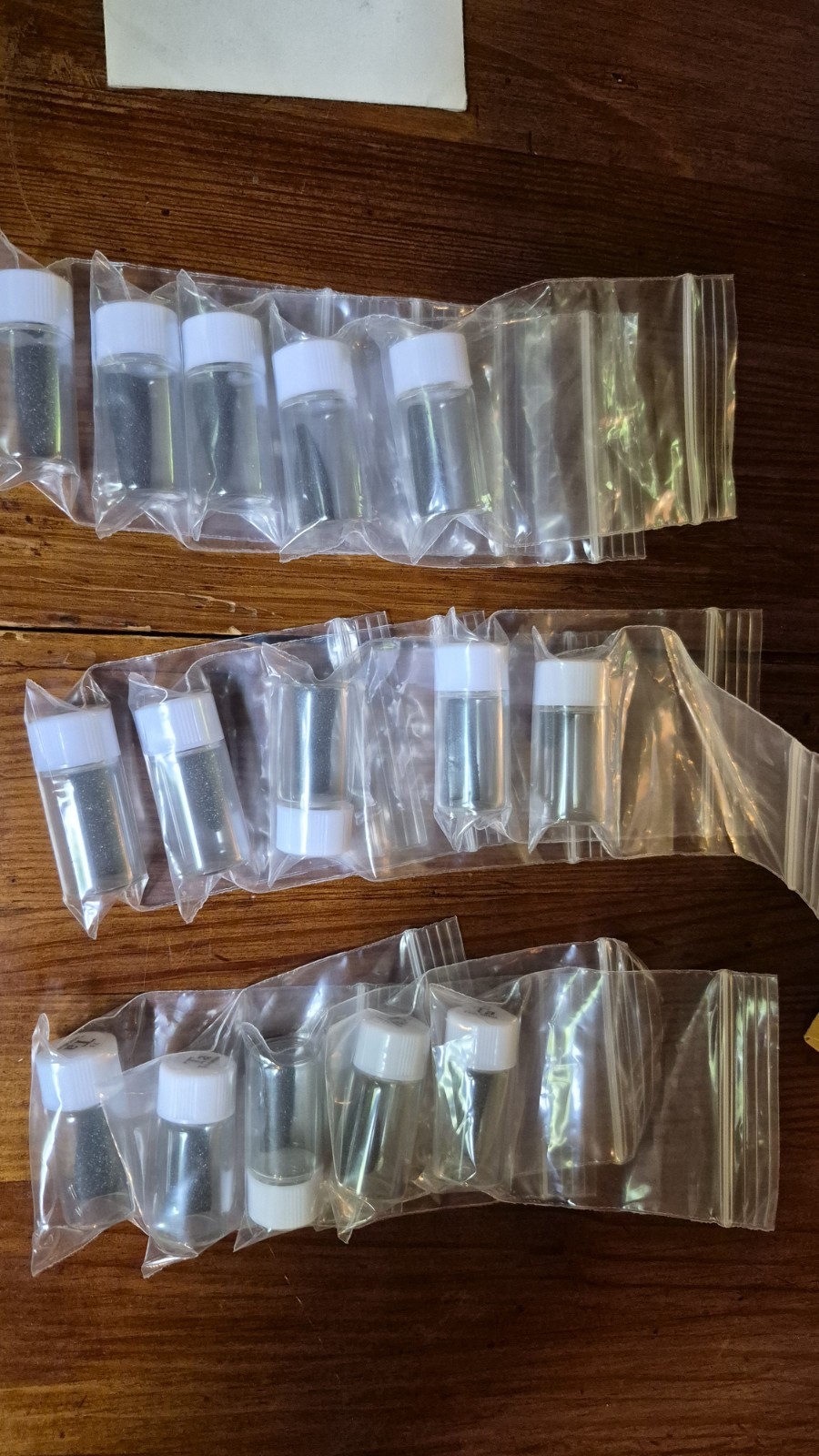 Luciteria Science Tantalum Element Sample 5.80g Glass Vial 15-1g Vials»Ta 73″