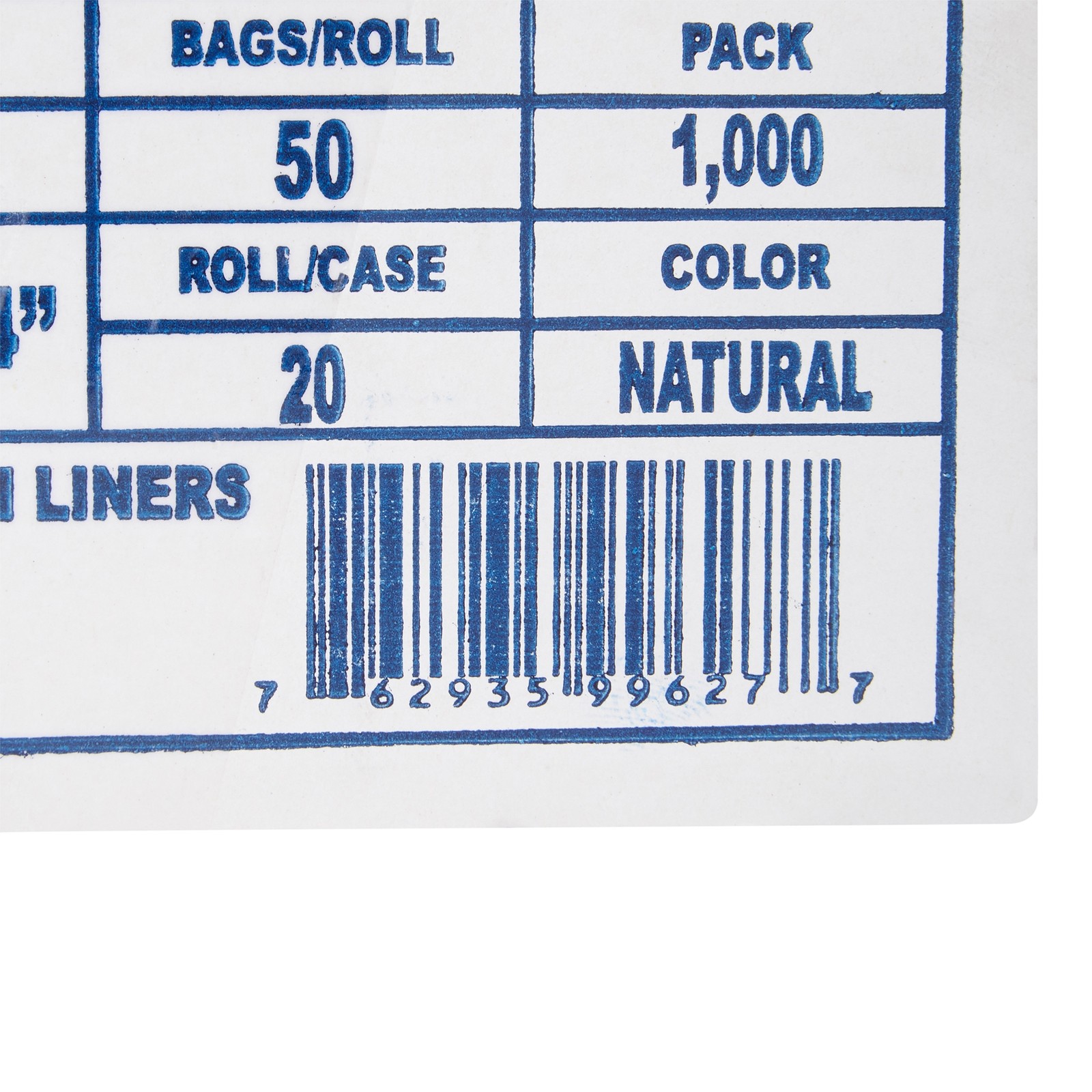 McKesson Trash Bag Light Duty 24 x 24″ 10 gal. 5 Mic. Case of 1000