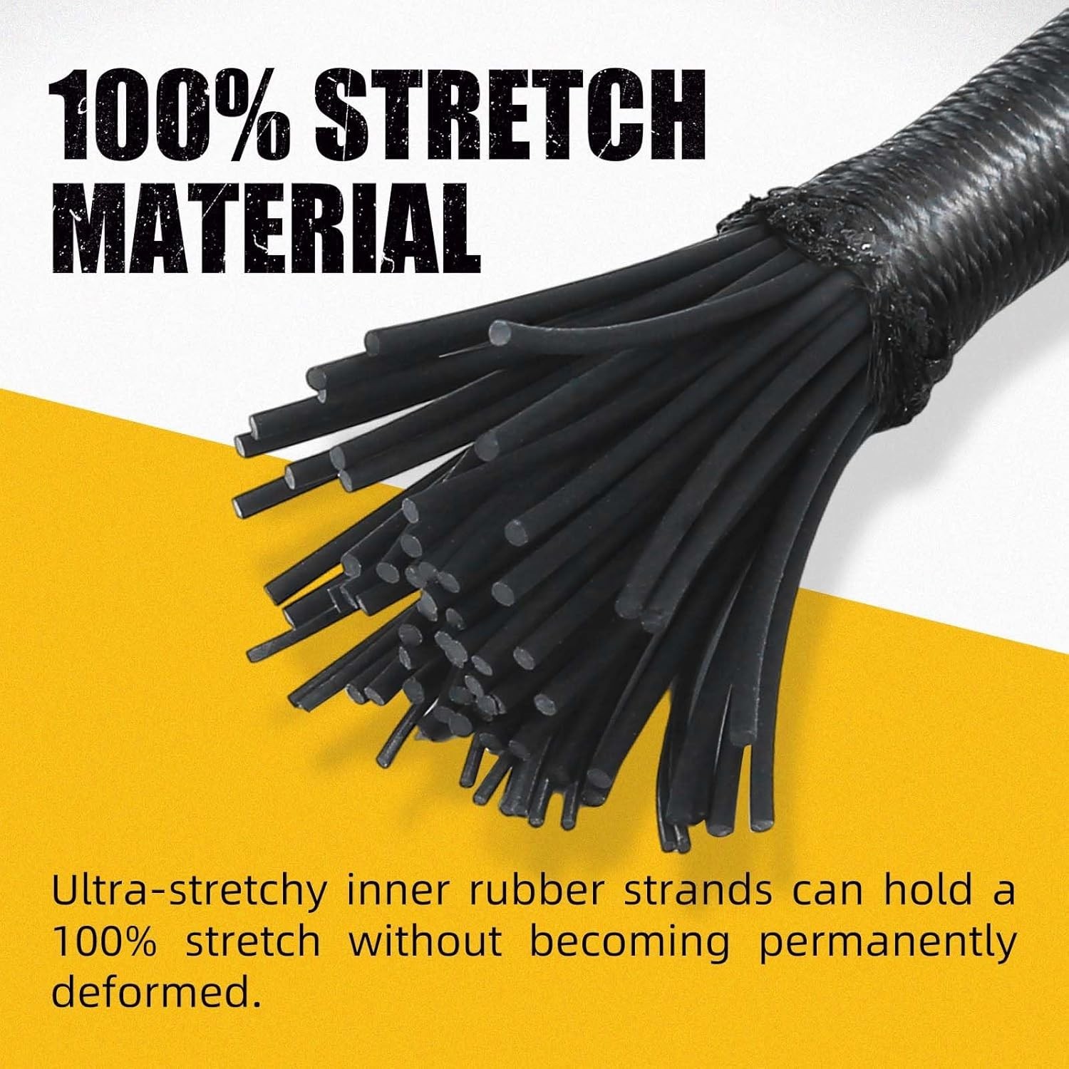 Marine Grade Bungee Cords Heavy Duty Outdoor – Bungee Cord Roll – 100% Stretc…