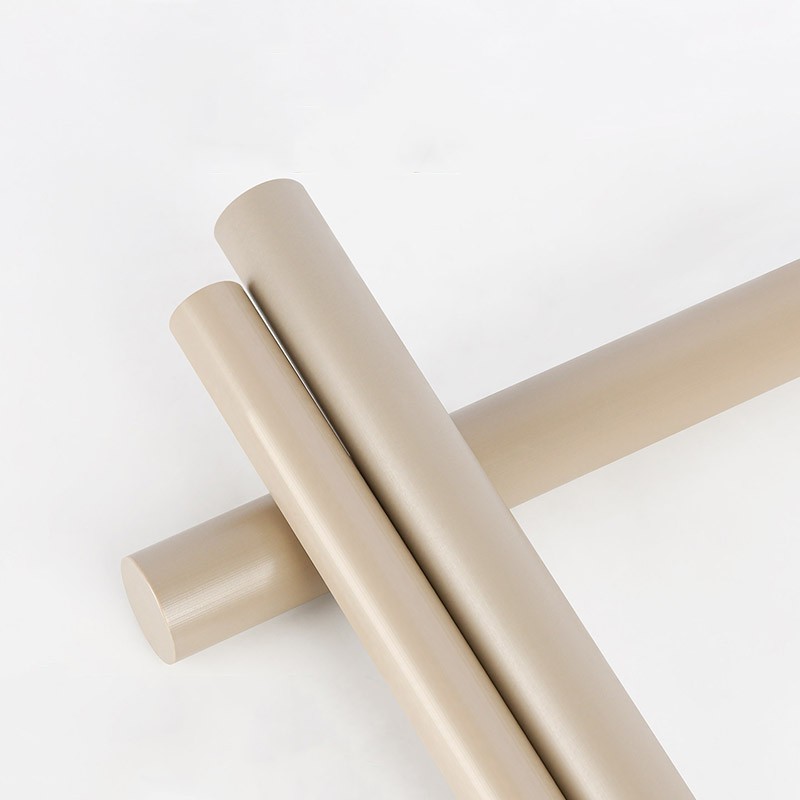Natural PEEK Round Bar Rod High Temperature Engineering Plastic 100-500mm Length