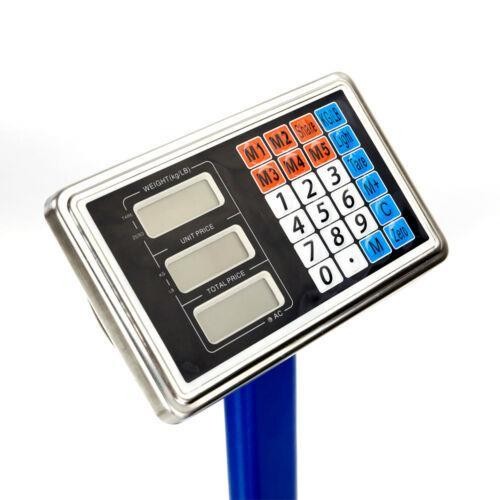 New 300kg/660lb Weight Computing Digital Floor Platform Scale Postal Shipping