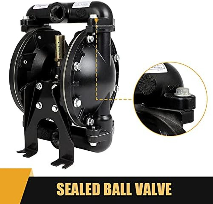 Air Operated Double Diaphragm Pump 1 in Outlet 35 GPM Pneumatic Transfer | Trans