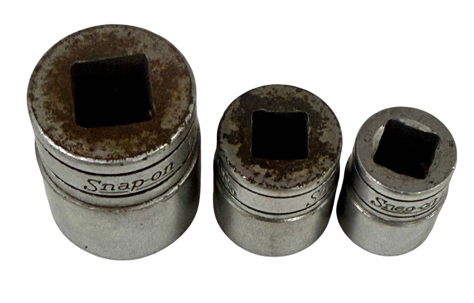 Vtg Snap On Sockets 12 PT. F181,F221, FVS181, FVS241,SW281, S261 Lot of 6