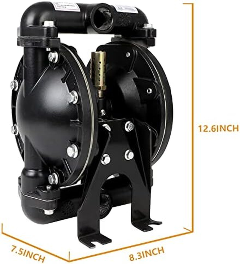 Air Operated Double Diaphragm Pump 1 in Outlet 35 GPM Pneumatic Transfer | Trans