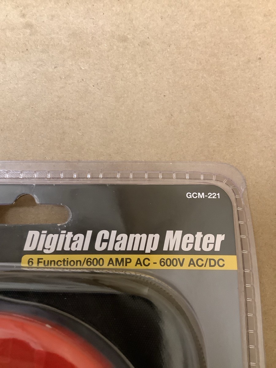 GB GARDNER BENDER GCM-221 6 FUNCTIONS 600AMP AC- 600V AC/DC DIGITAL (B42010389)