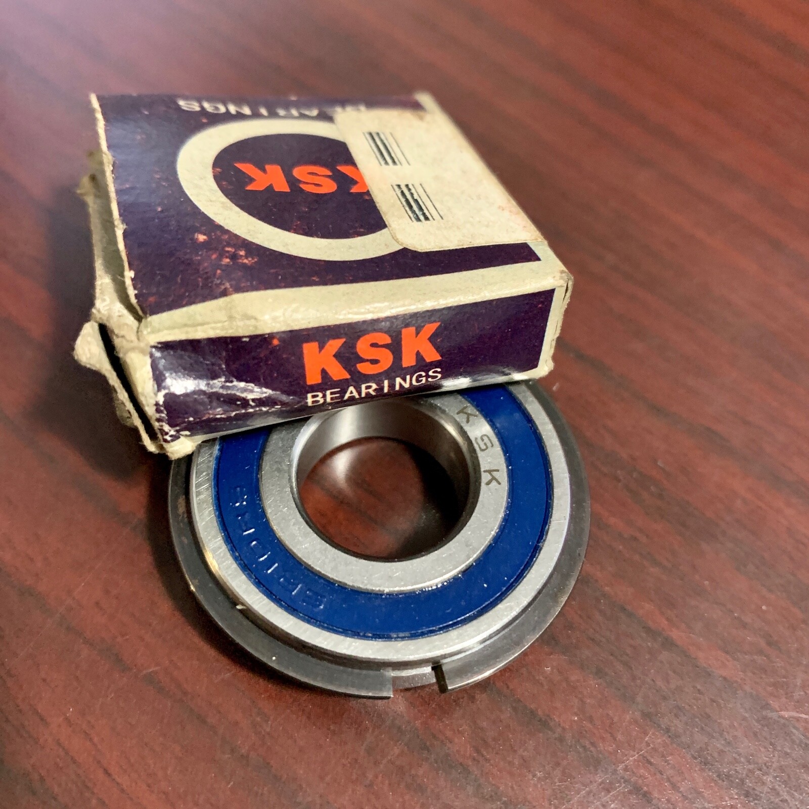 KSK SR10RS Double Seal Ball Bearing with Snap Ring