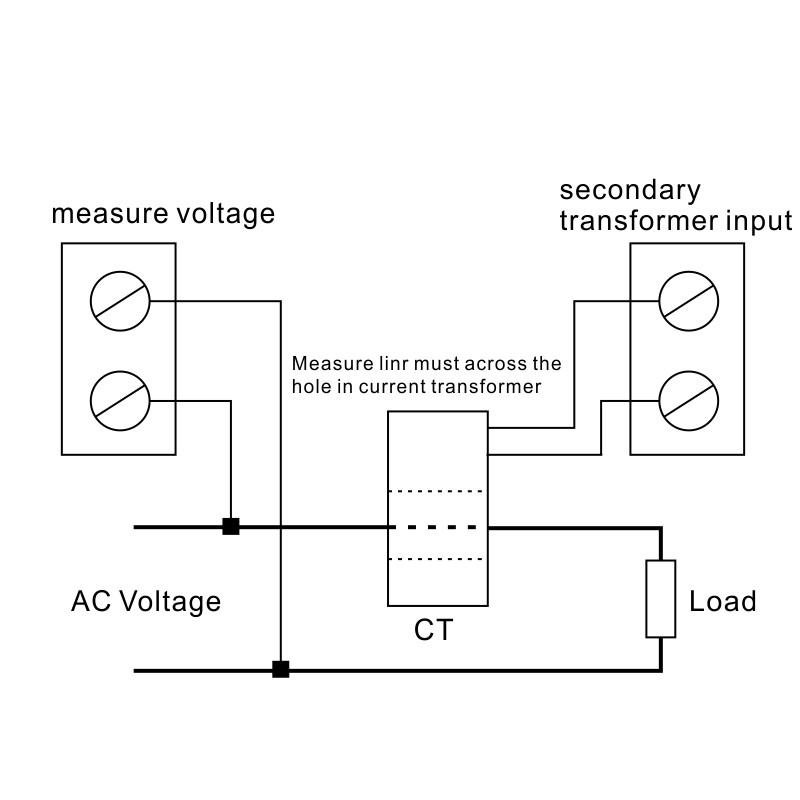 AC 80-300V 100A 45-65Hz Digital Voltmeter Frequency Volt Amp Time Panel Meter