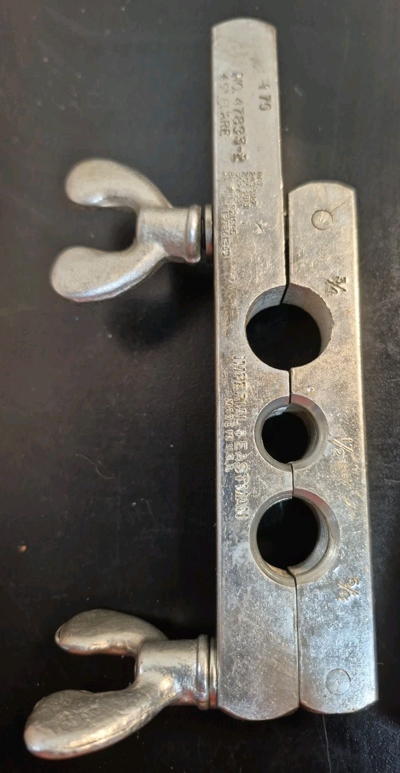 Imperial No. 375-FS Wide-Range Flaring Tool Kit. 47893-2 47893-3 & 45° Flare