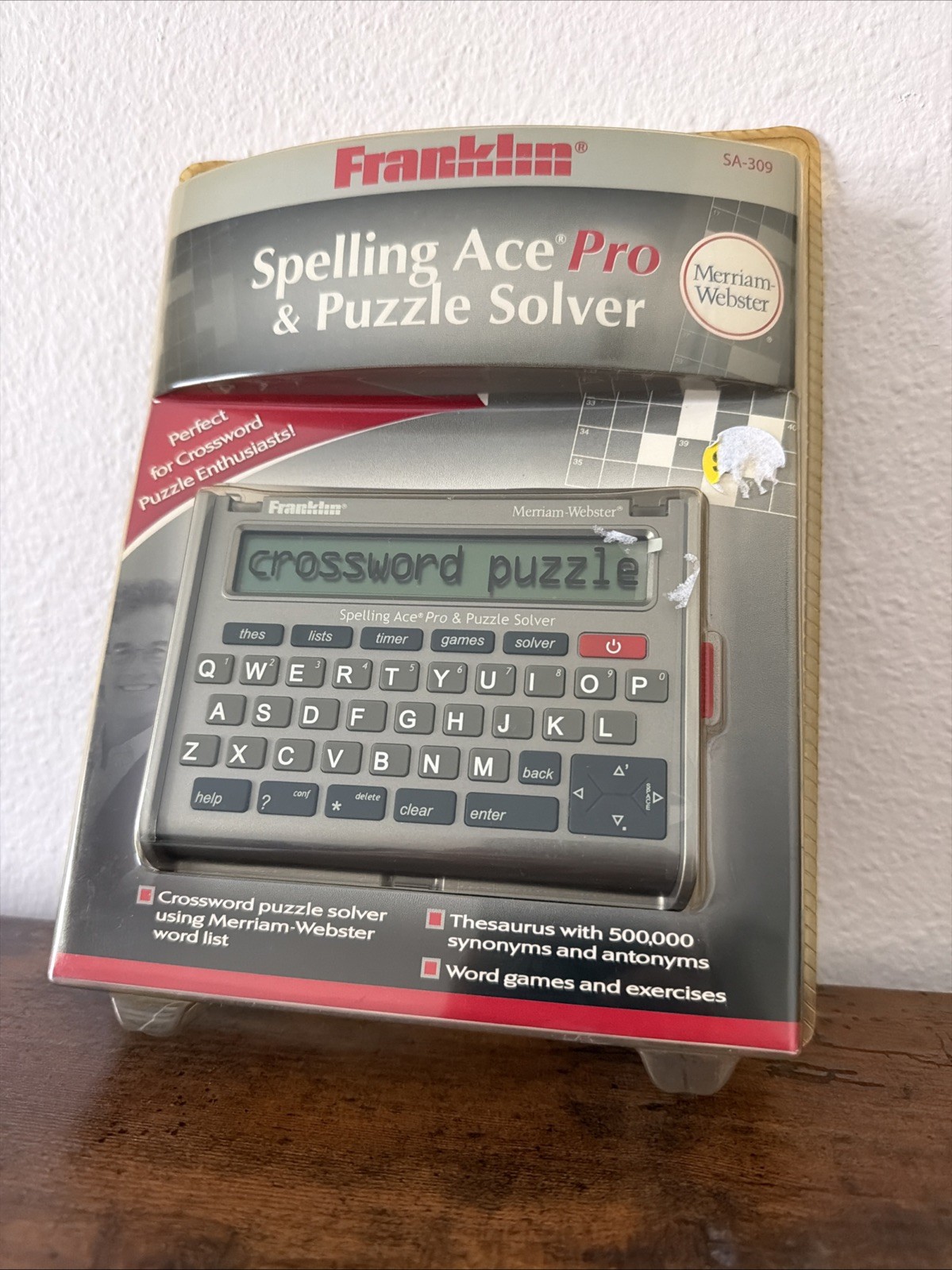 Franklin Spelling Ace Pro & Puzzle Solver SA-309 – Sealed (Listed as Used)