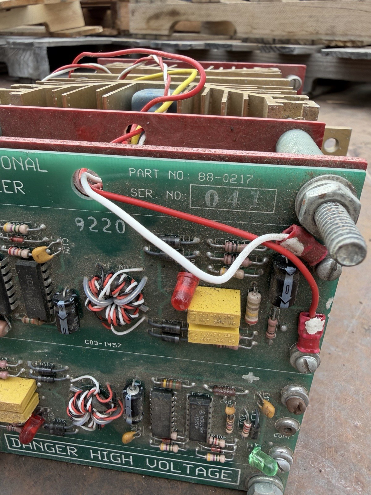 Military International Rectifier SCR Thyristor Stack PN 88-0217 AS-IS Untested