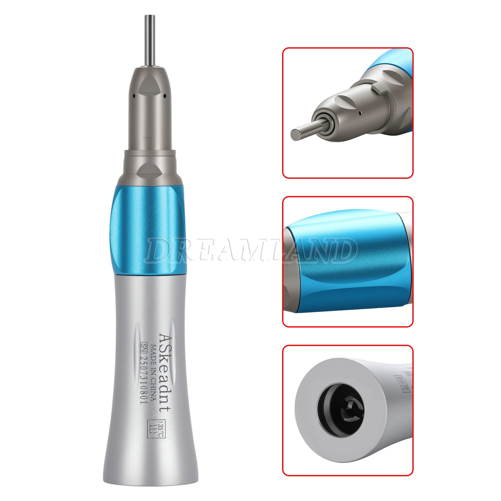 USA Low Price Dental Slow Speed Handpiece Straight Nose Cone E-type to Motor