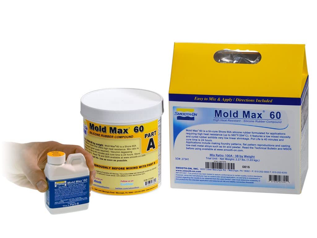 Mold Max 60 Silicone Rubber – High Heat Resistant – Pint