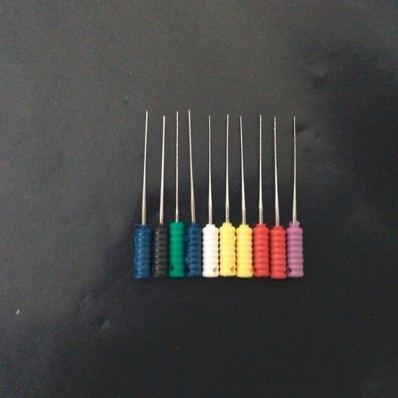 Dental Nerve Broach Barbed Broaches Endodontic Needles Root Canal Files 21/25mm