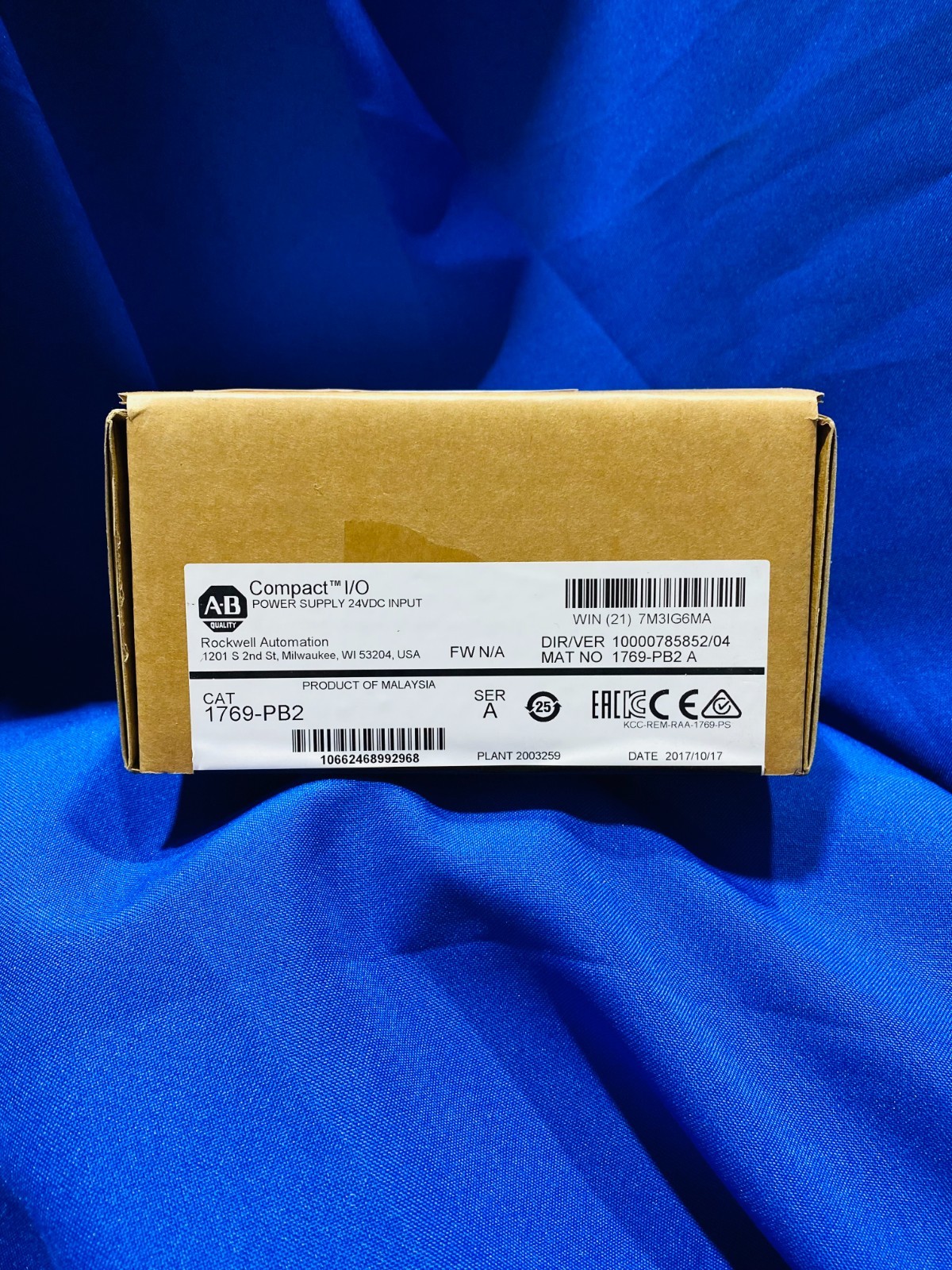 Allen Bradley 1769-PB2 Compact I/O Power Supply Module Ser A 1769 (TSC)