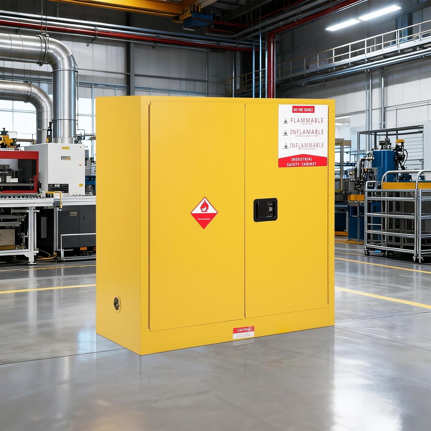 Flammable Safety Cabinet 2/4/30/40/45 Gal Fire Resistant Steel Storage Cabinet
