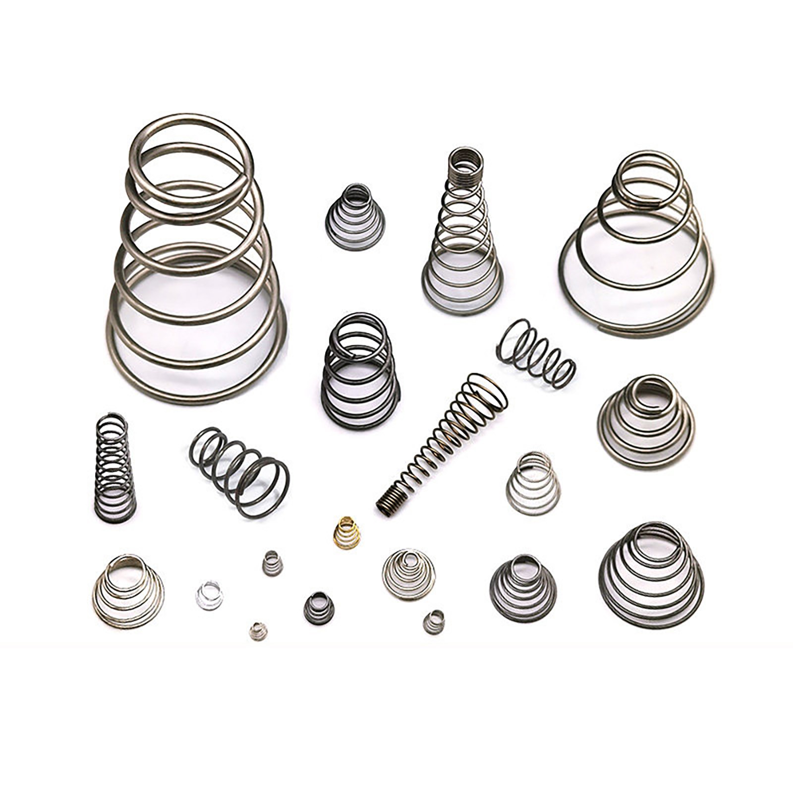 Conical Compression Spring Tapered Cone Spring Steel 0.2-3.0mm Wire High Tension