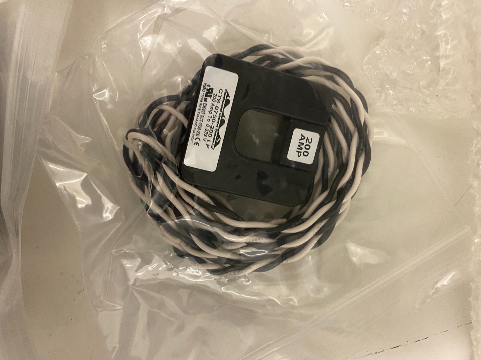 continental controls lot of split core transformers CTS0-0750-200, ACT-1250-600