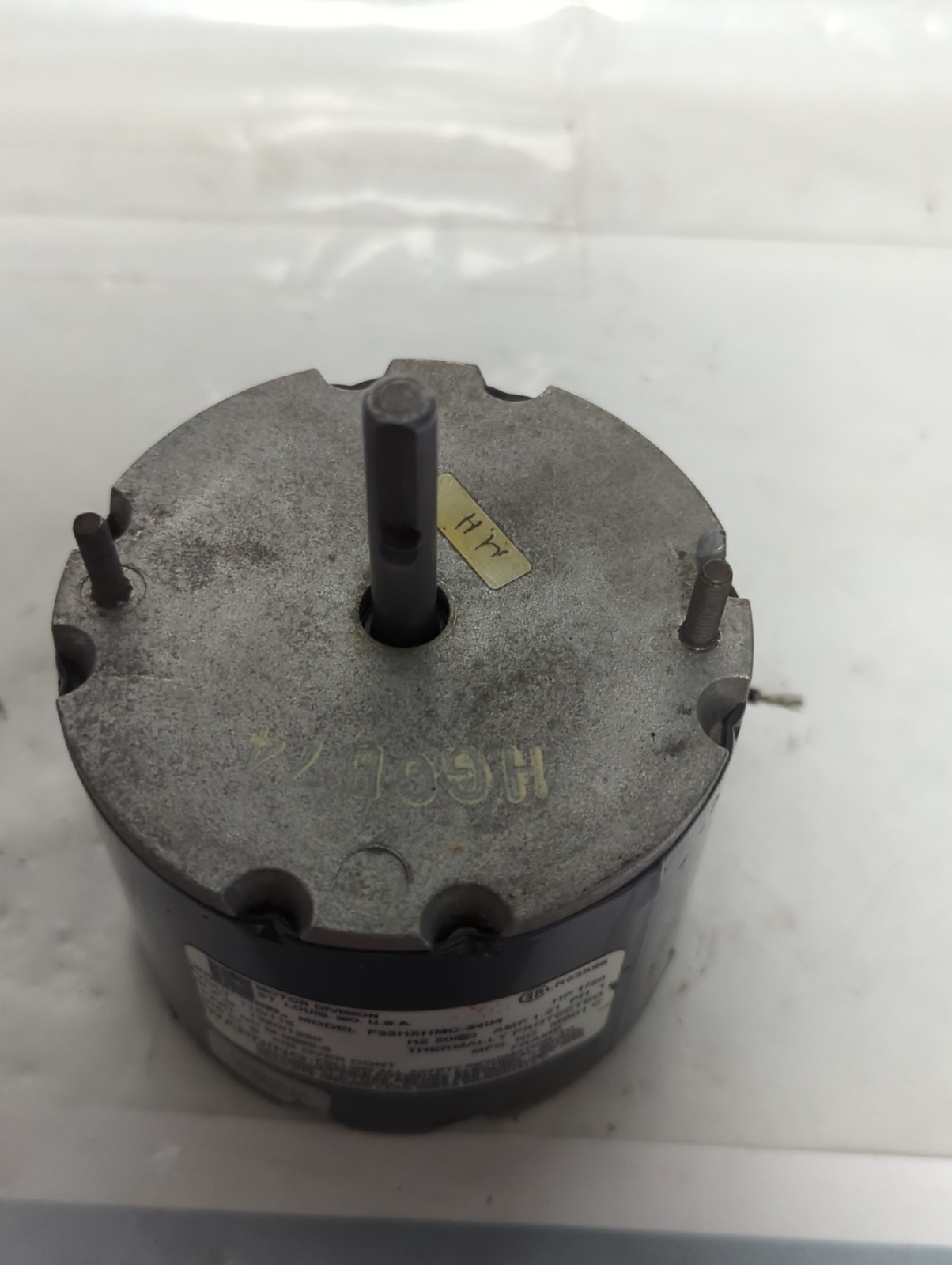 EMERSON,F33HXHMC-3404,MOTOR 110/115V 50/60HZ 1/20HP 1.21 AMP 1 PH PRE-OWNED