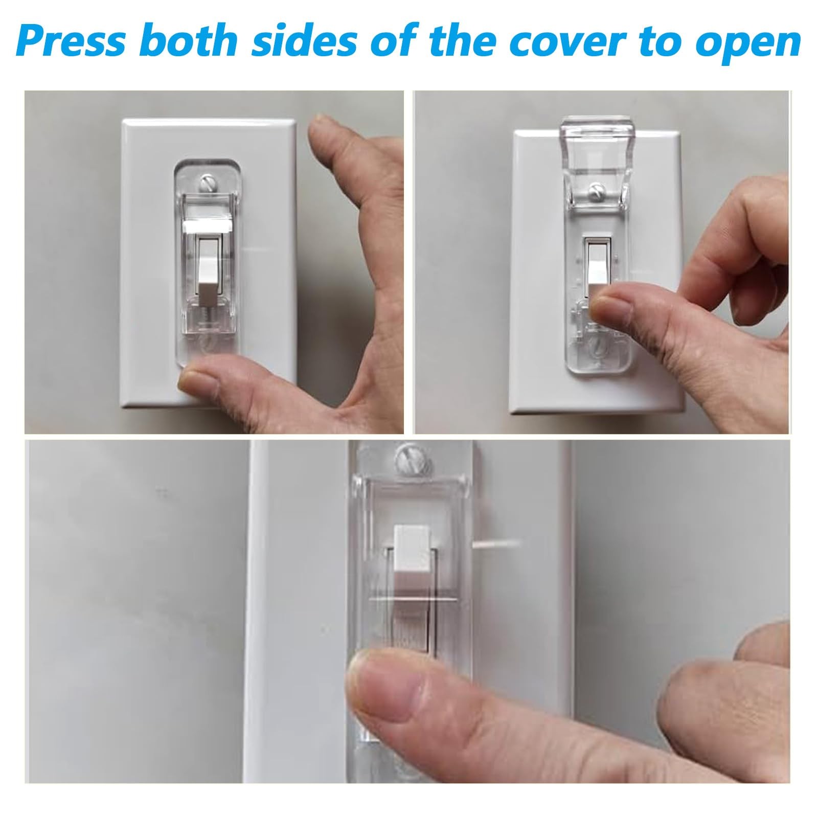 4 Pack Light Switch Guard Covers Childproof Toggle Switch Safety Protector