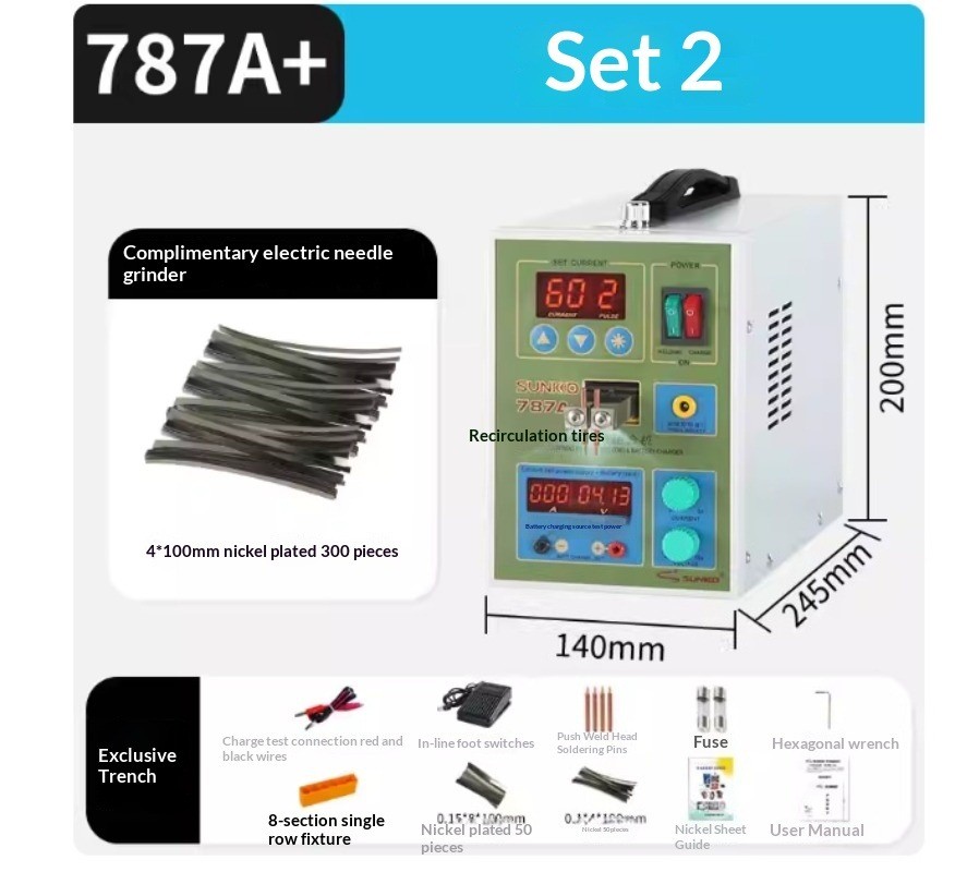 Small Precision Nickel Sheet Battery Spot Welder for Household Battery Welding