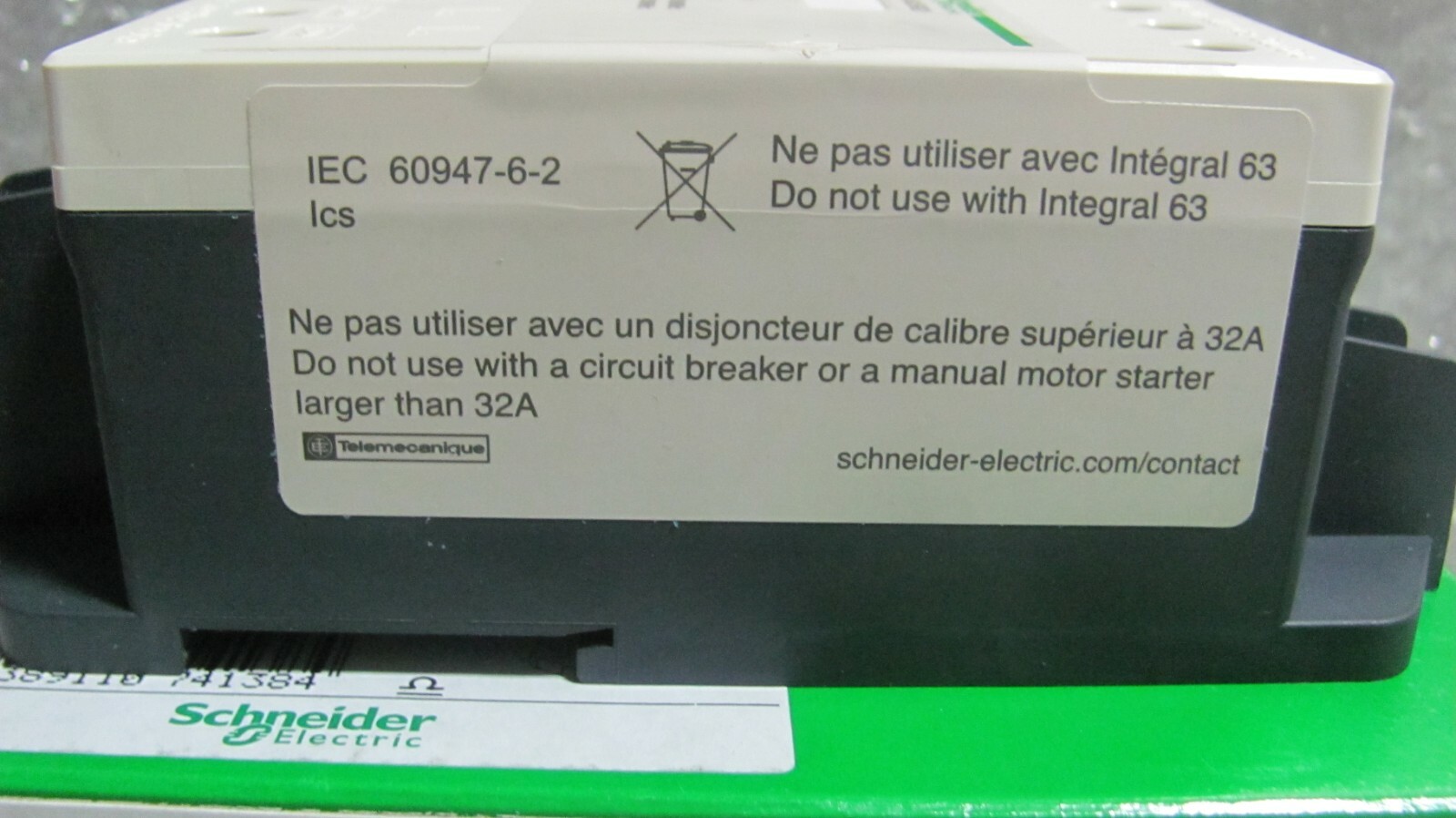 Schneider Electric LA9LB920 TeSys – 074138 Current limiter