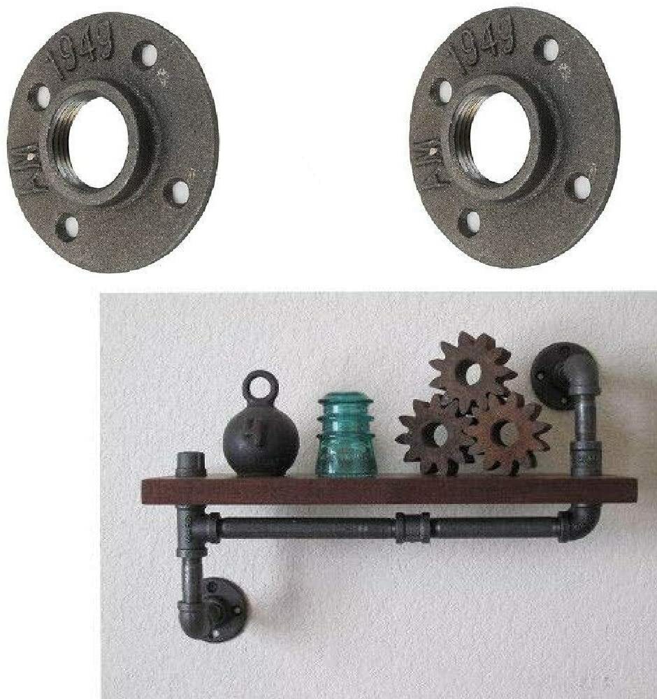 12Pk 1 Inch Floor Flange Pipe Malleable Cast Iron For Threaded Wall BSP Hole