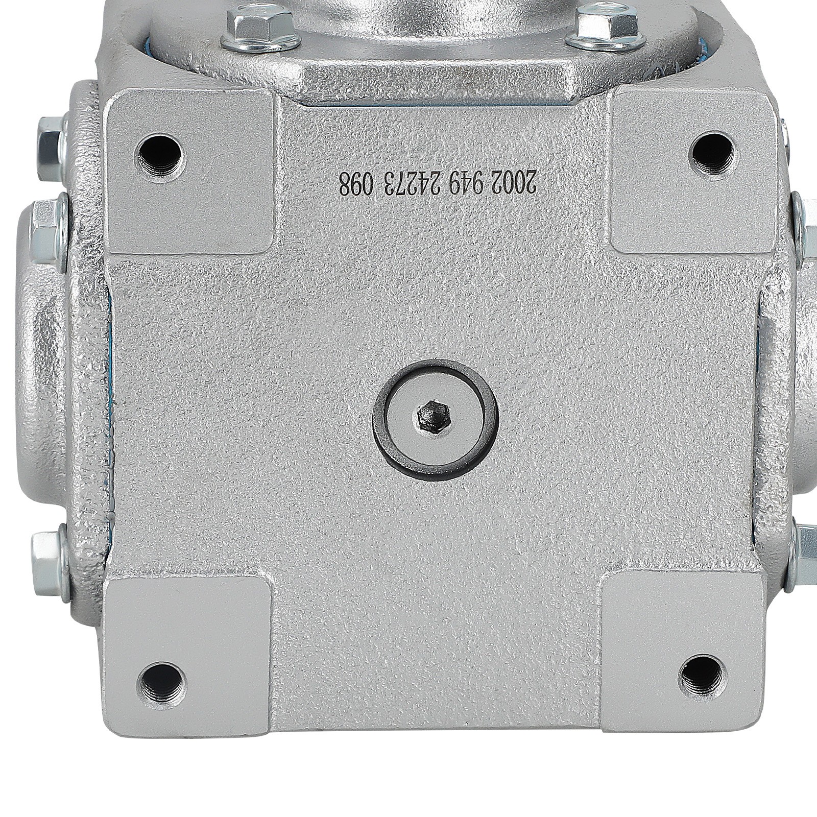 Right Angle Gearbox 1:1 Ratio 40HP 1800RPM CW/CW 1″ Shaft Cast Iron Housing