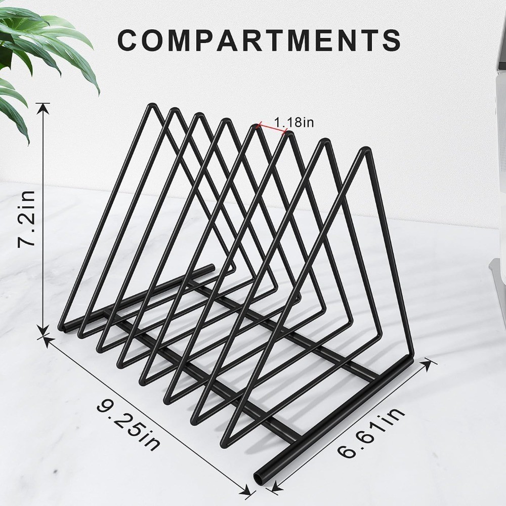 Triangle File Folder Racks,7 Sections File Holder,File Storage