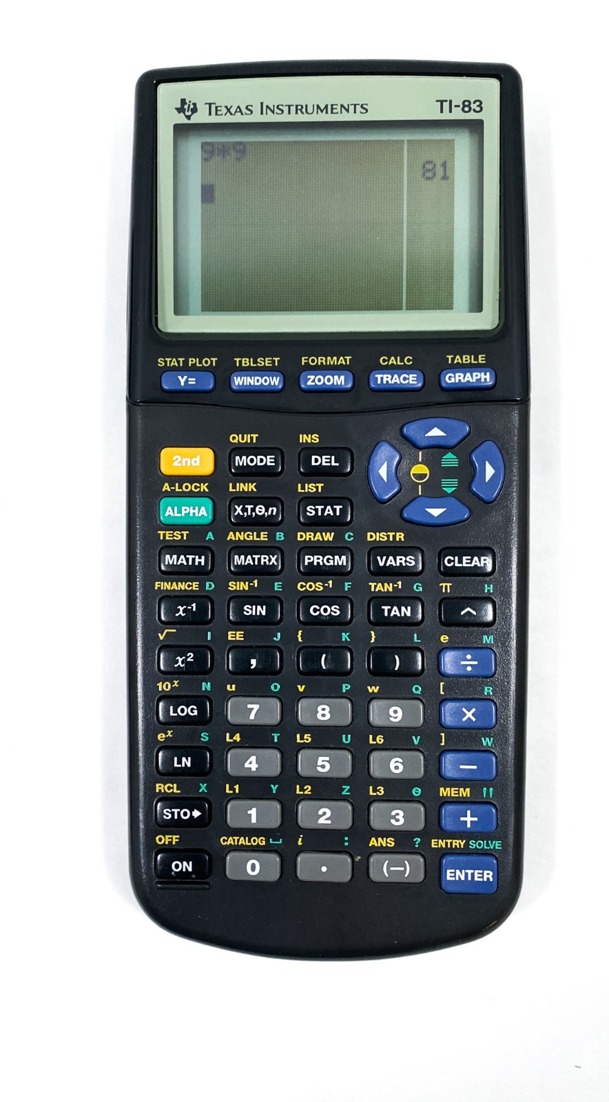 Texas Instruments TI-83, TI-83 PLUS, TI-84 PLUS Silver, TI-84 PLUS (2X) 4/5 Test