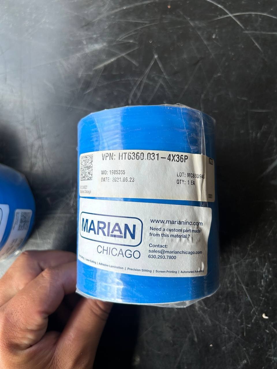 Marian Bisco Hi-Temp Silicone Rubber Strip HT6360, 4″ x 36″ x 1/8″ Adhesive Tape