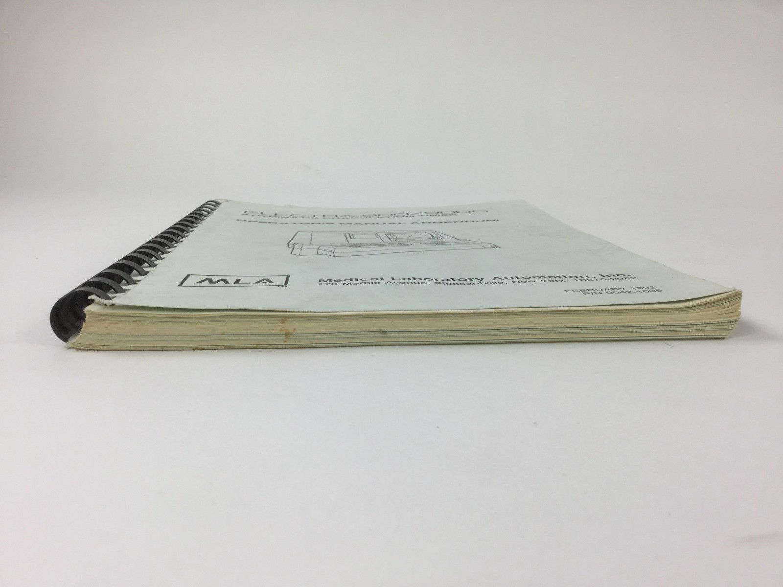 Medical Laboratory Operators Manual Addendum for Electra 900 and 900C