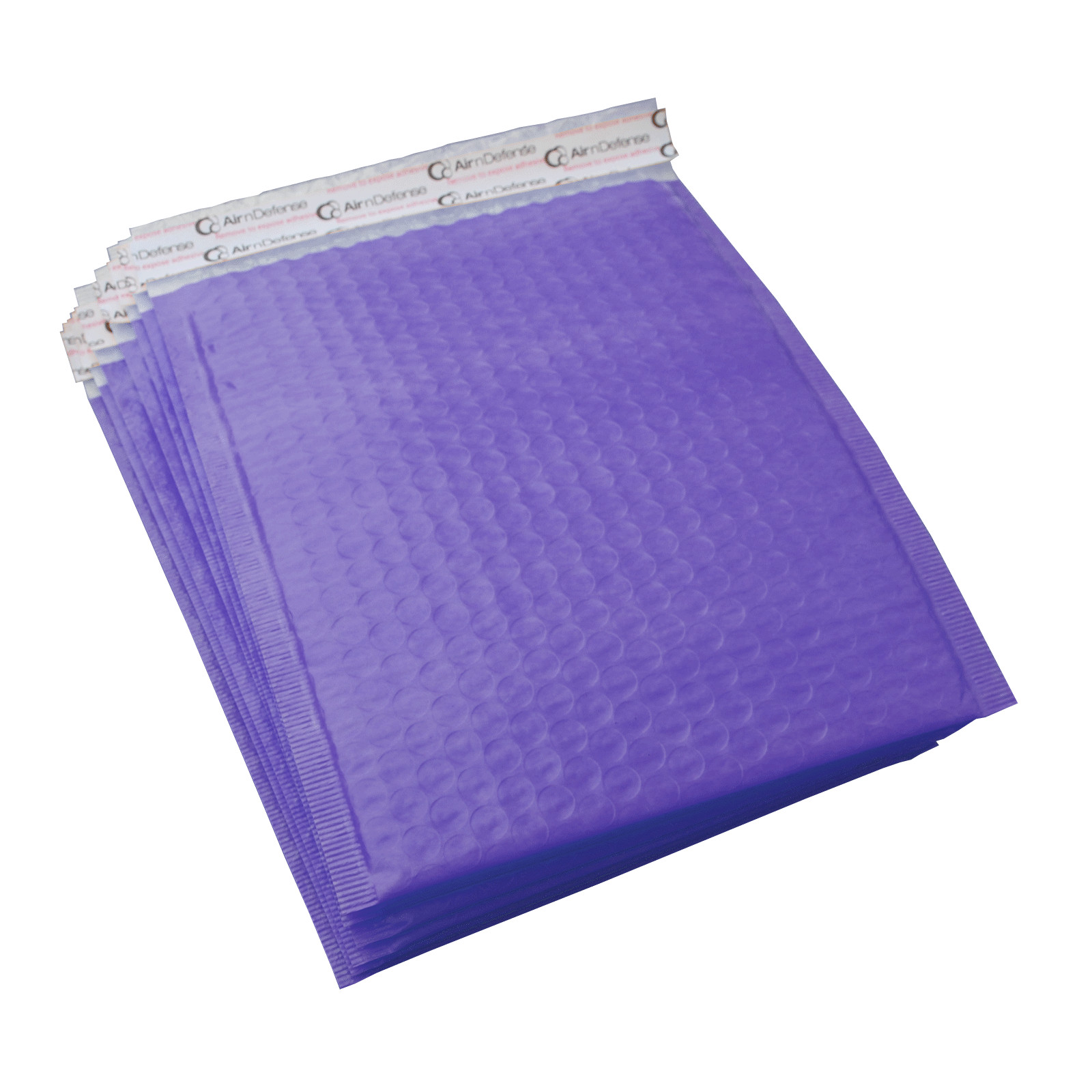 AirnDefense 250 #0 6.5X10″ Purple Poly Bubble Mailers Shipping Padded Envelope